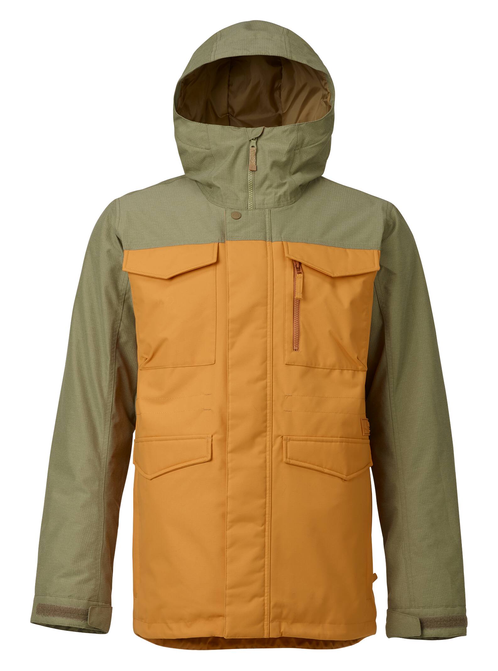 Burton - Veste Covert homme, Golden Oak / Rucksack, M