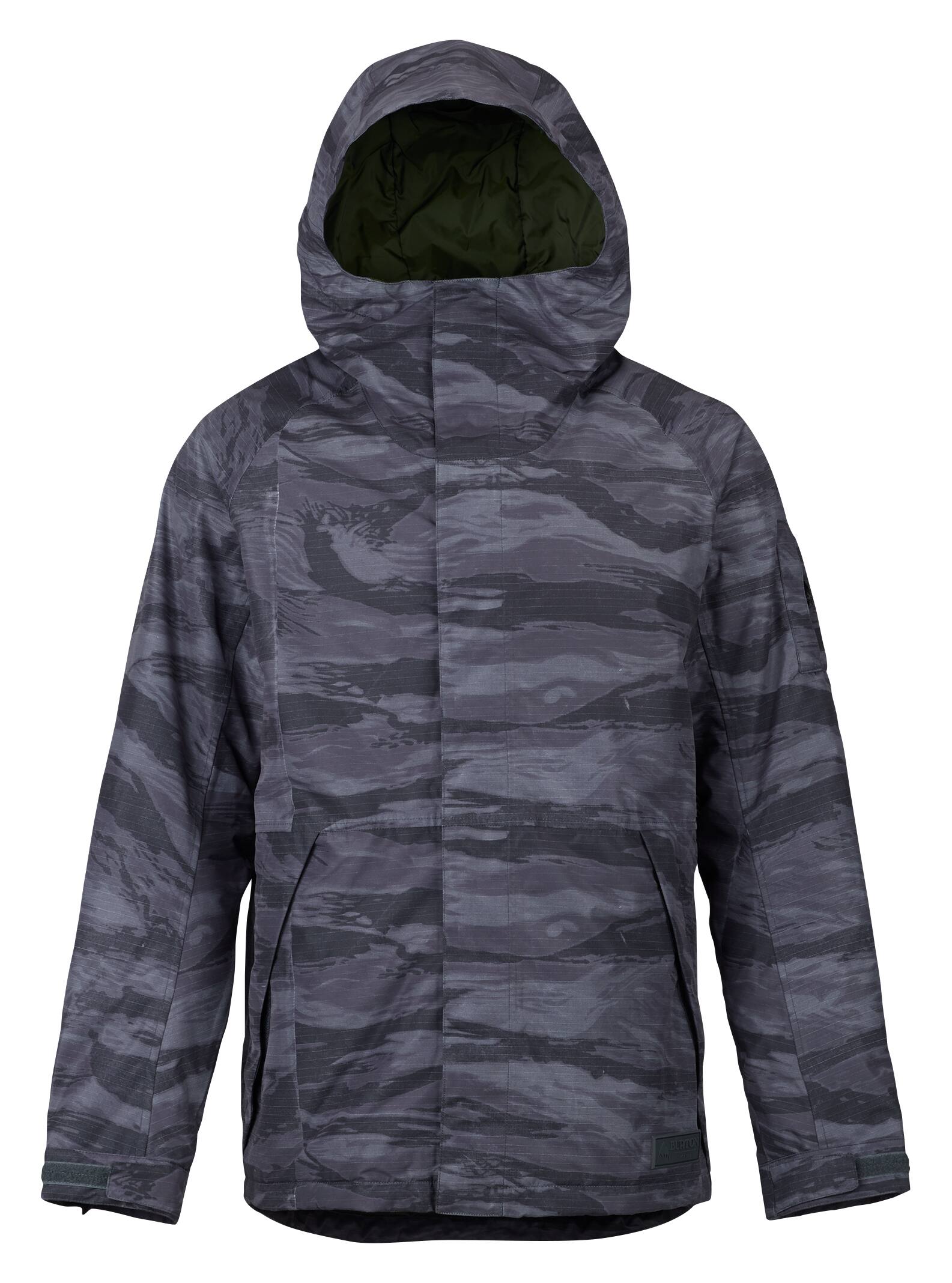 Burton - Veste Hilltop homme, Faded Worn Tiger, XXS