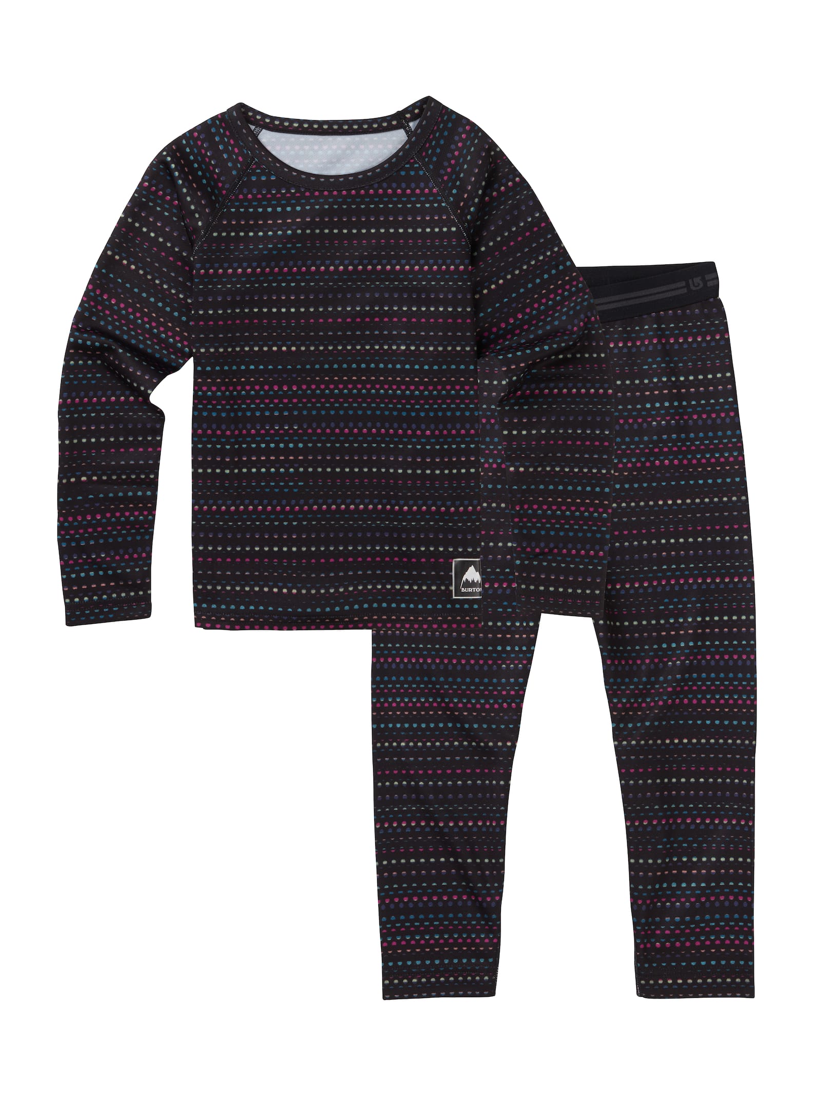 Burton - Ensemble sous-vêtements léger Minishred enfant, Candy Dots, 2T