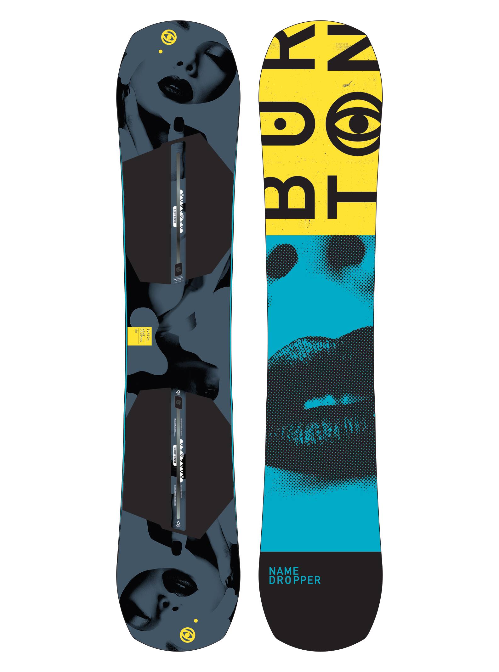 Burton - Snowboard Name Dropper homme, 148