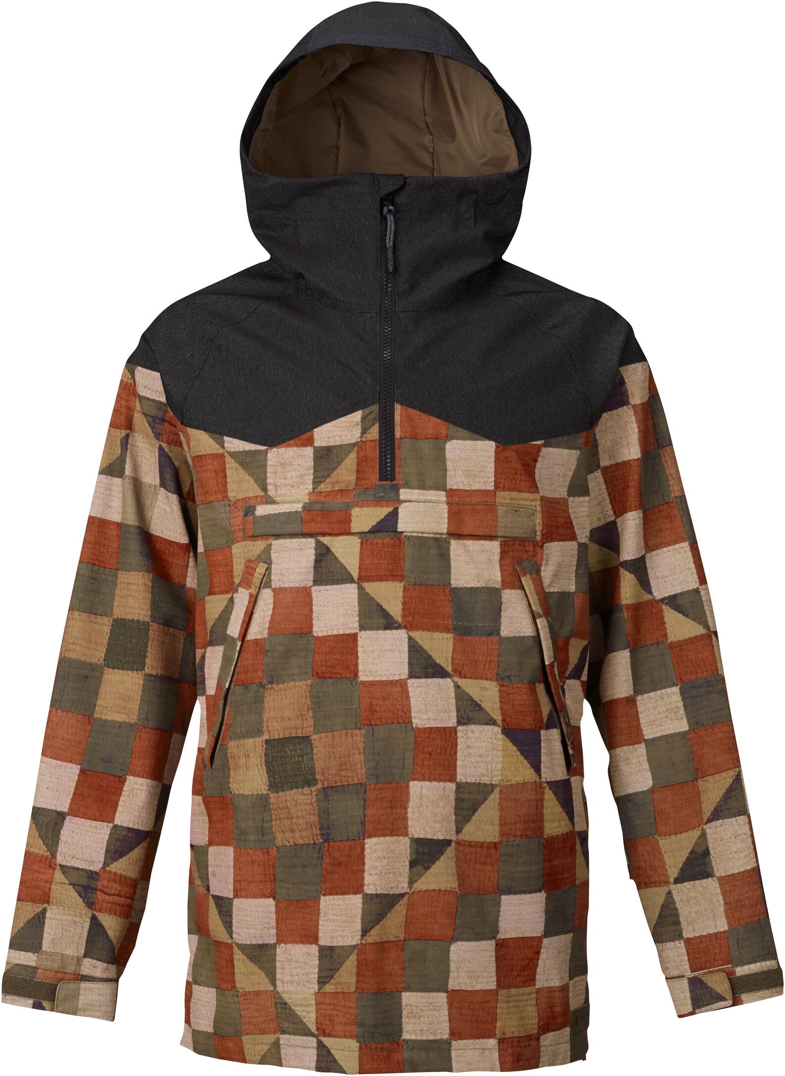 Burton - Anorak Hightrack homme, Q.S. Denim / Montreaux, L