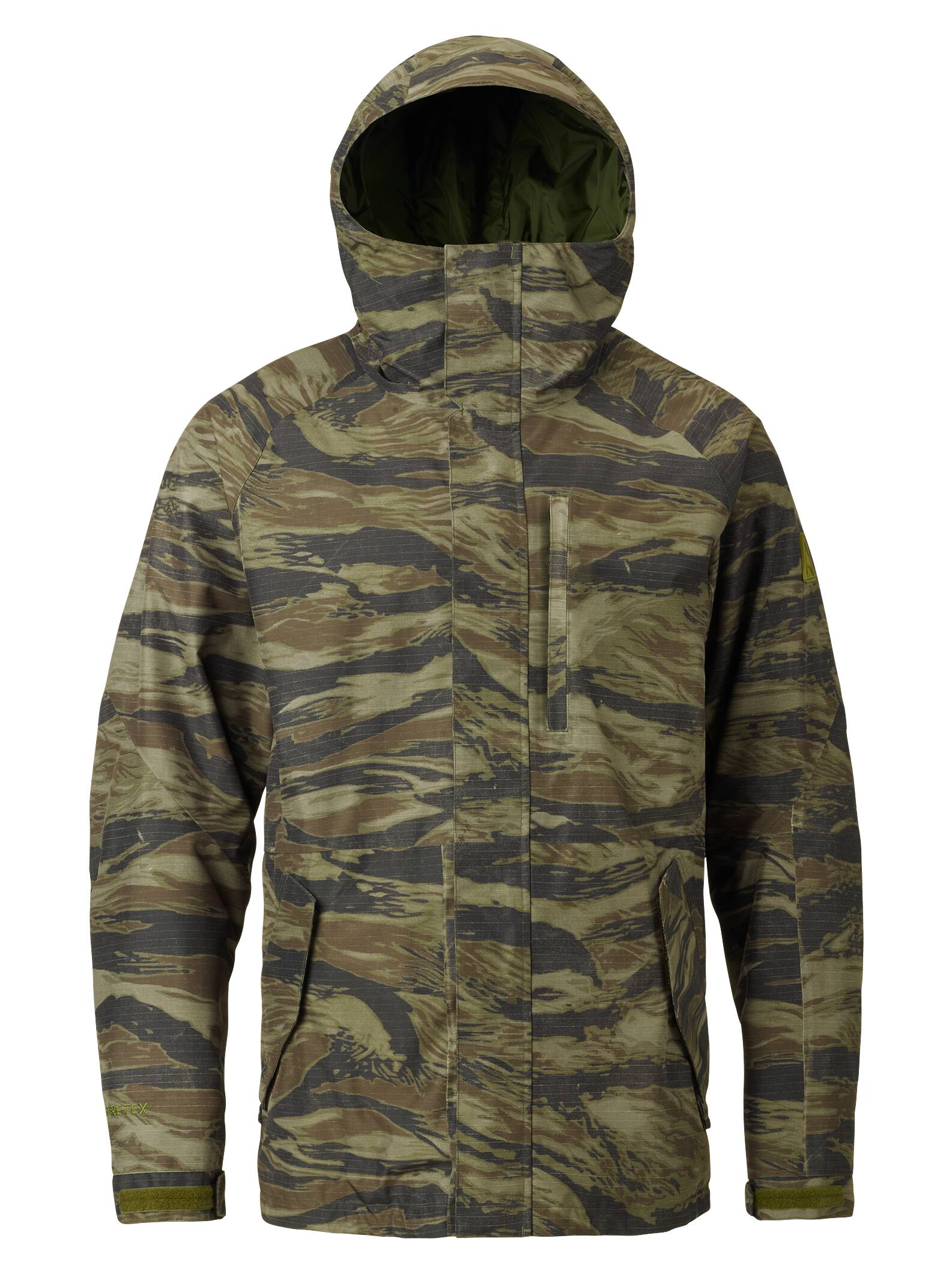 Burton - Veste thermique Radial en GORE-TEX® homme, Olive Green Worn Tiger, M