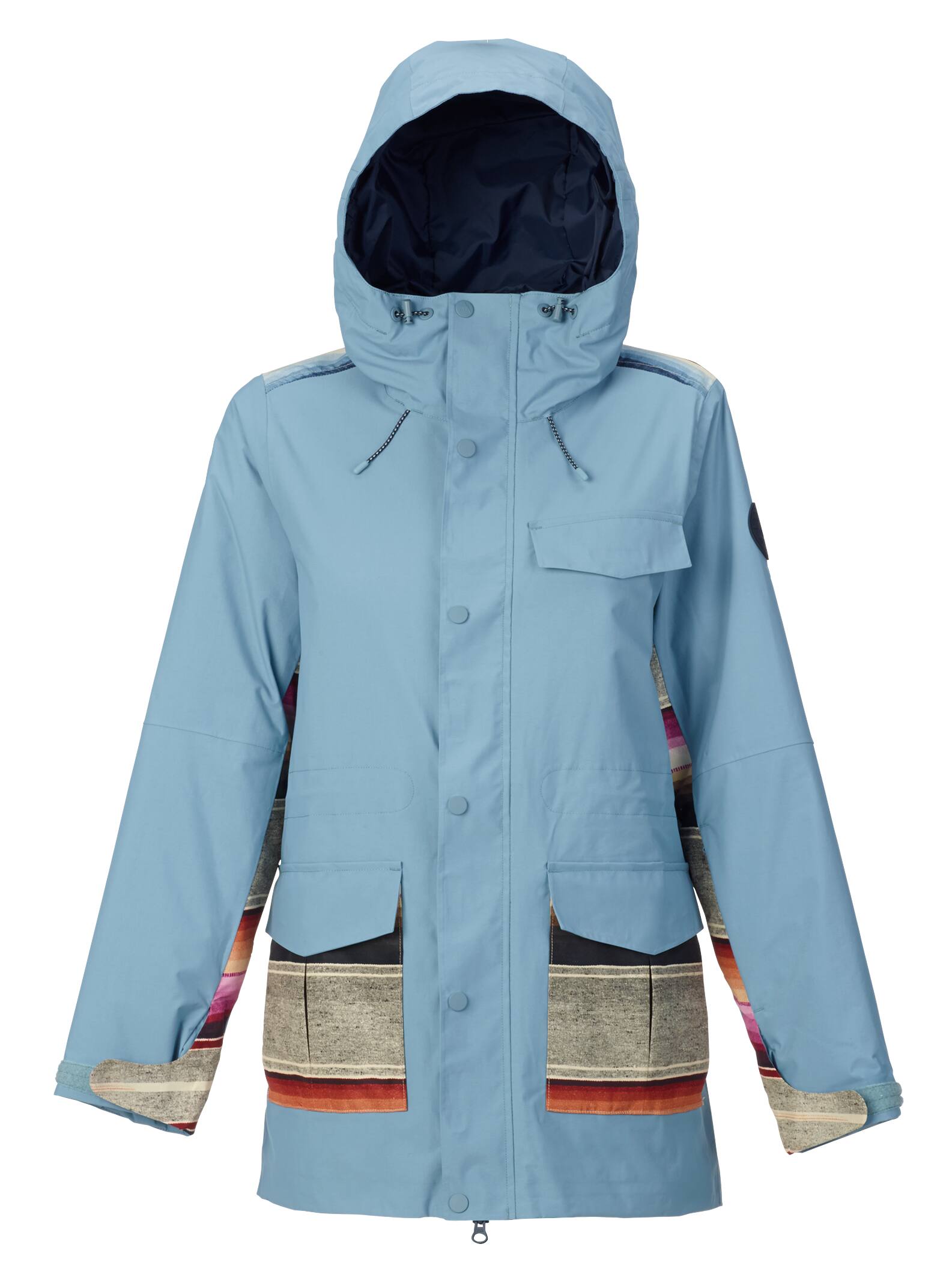 Burton - Veste Runestone femme, Winter Sky / Mija Stripe, XL