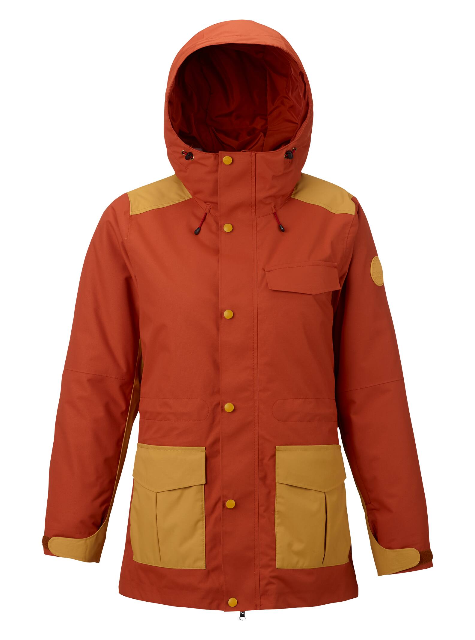 Burton - Veste Runestone femme, Persimmon / Ochre, M