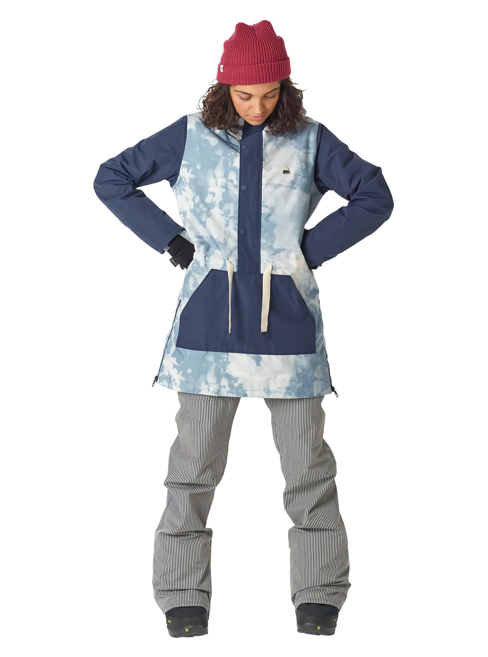 burton chuteout anorak jacket