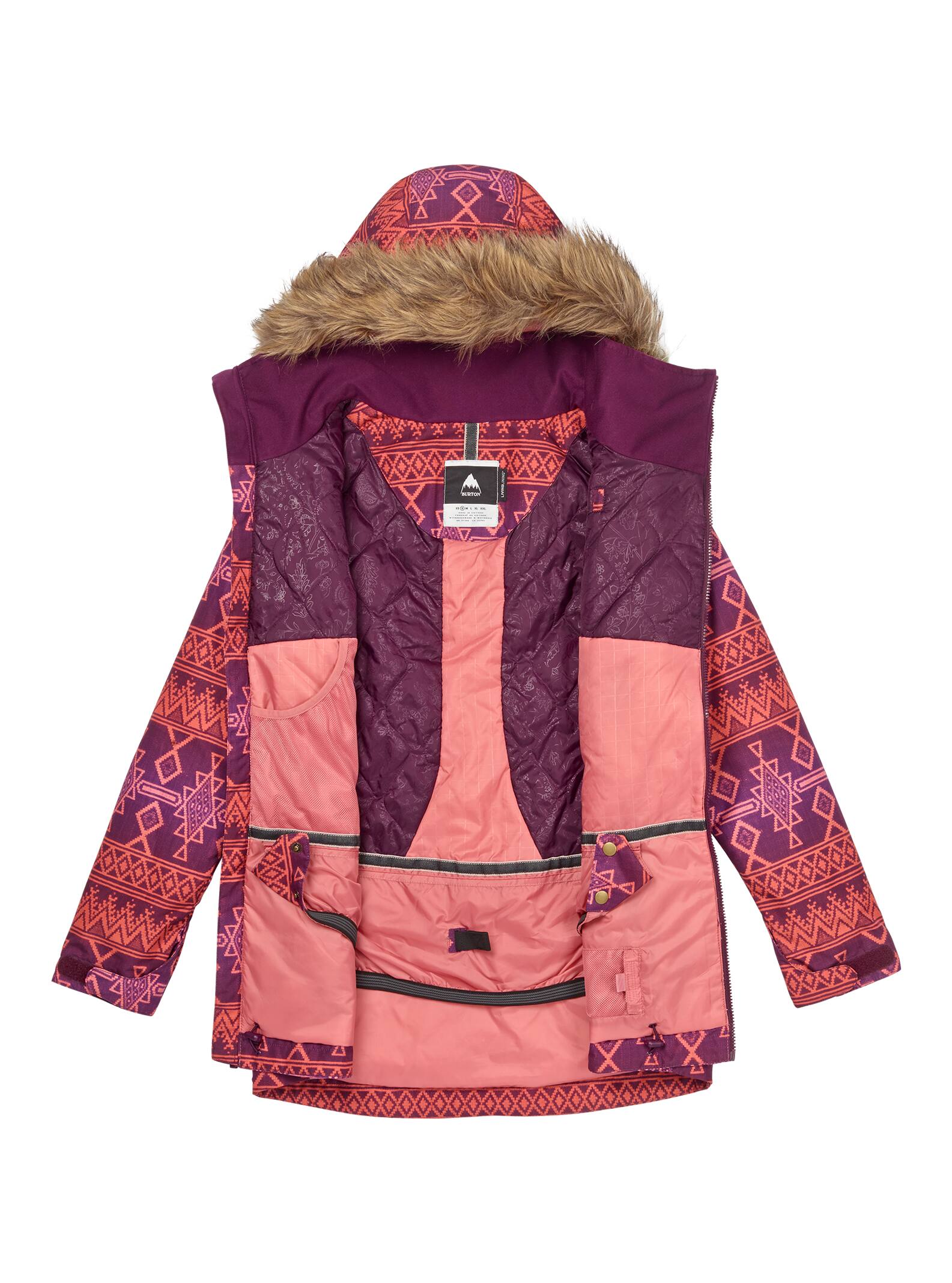 burton hazel jacket denim