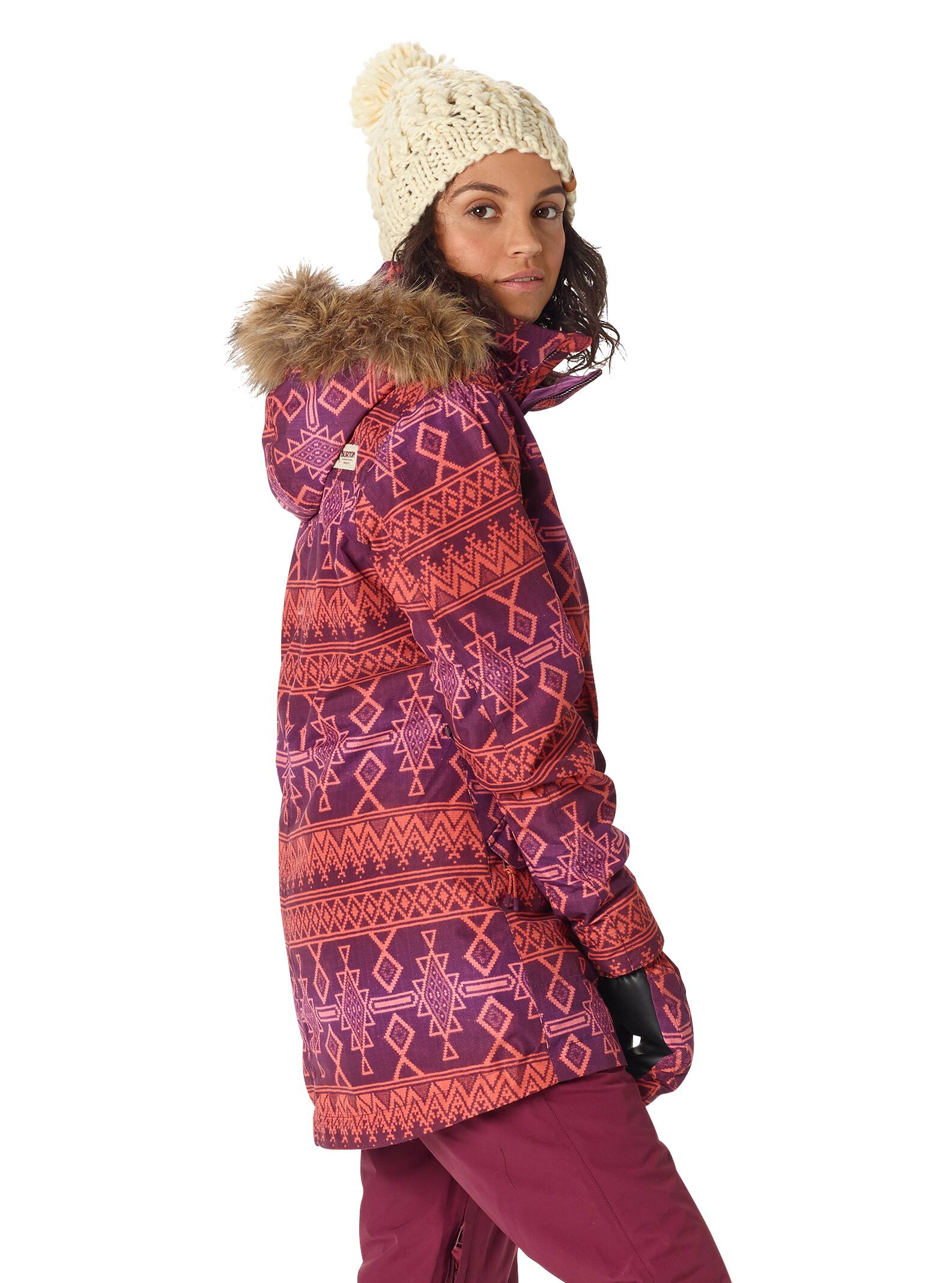 burton hazel jacket denim