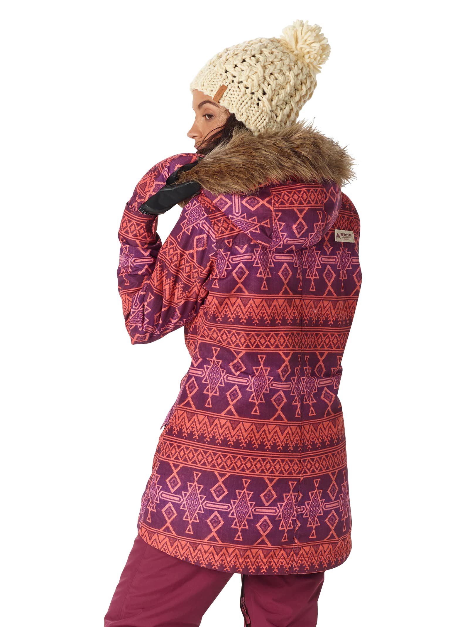 burton hazel jacket denim