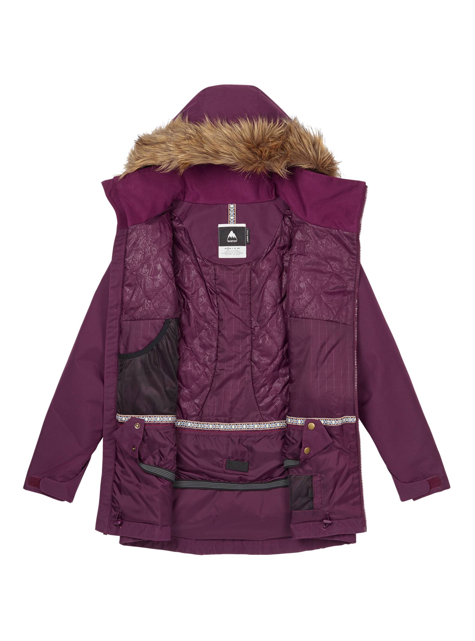 burton hazel jacket denim