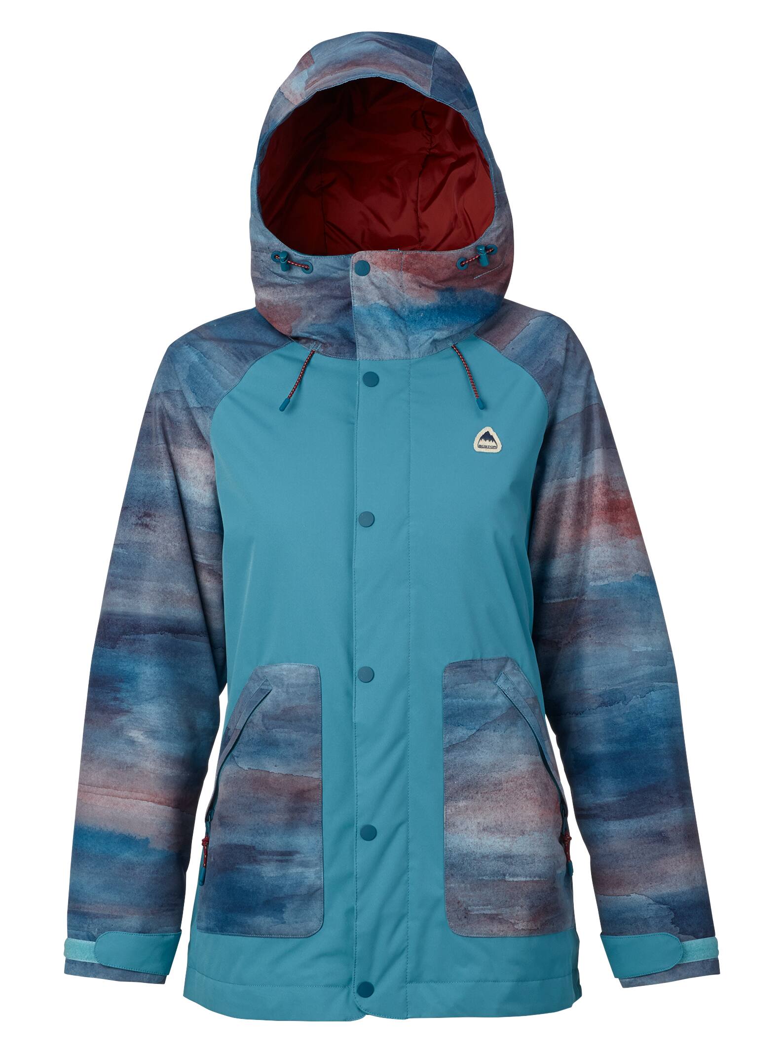 Burton - Veste Eastfall femme, Jaded Sedona / Larkspur, M