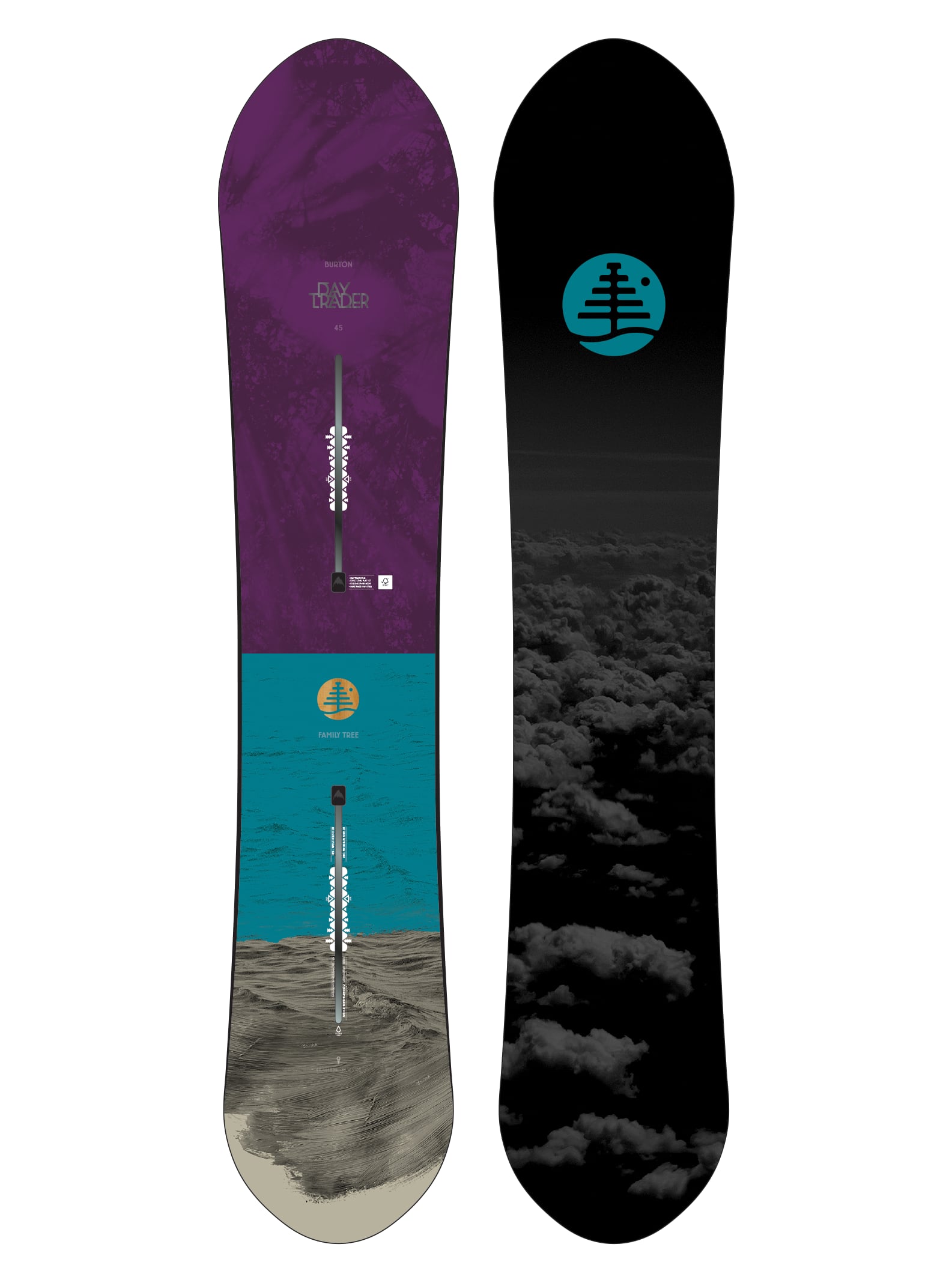 Burton - Snowboard Family Tree Day Trader femme, 145