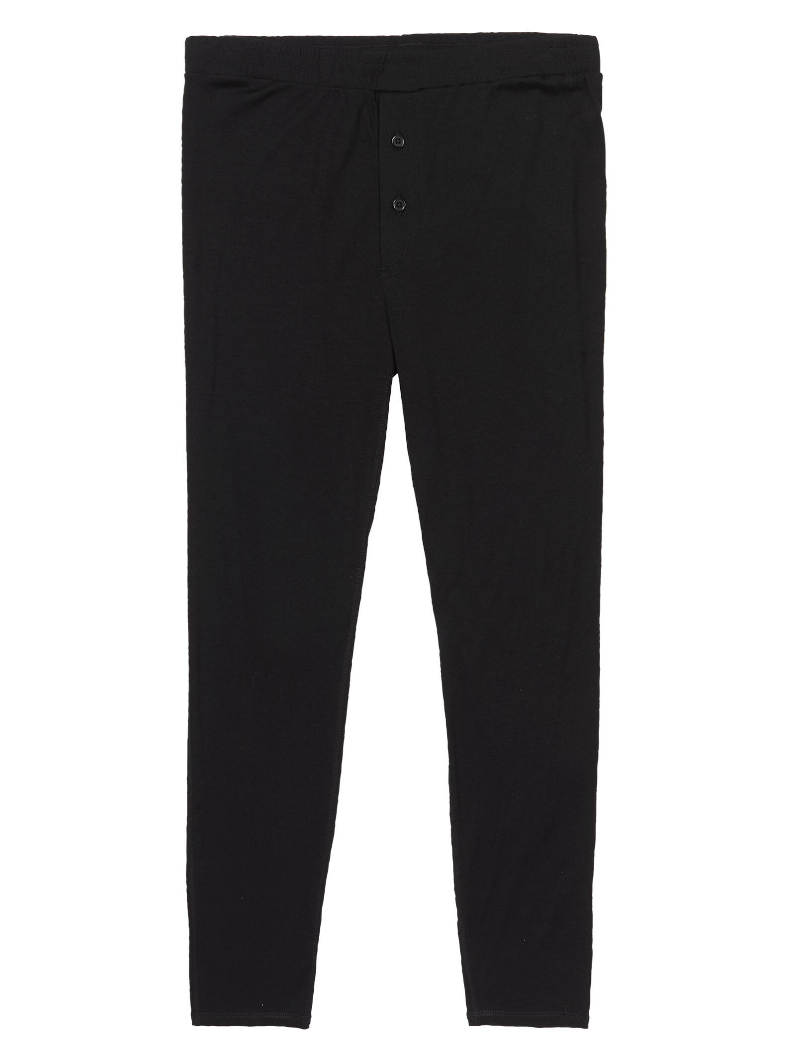 Burton - Pantalon de sous-vêtement intermédiaire en laine mérinos homme, True Black, S