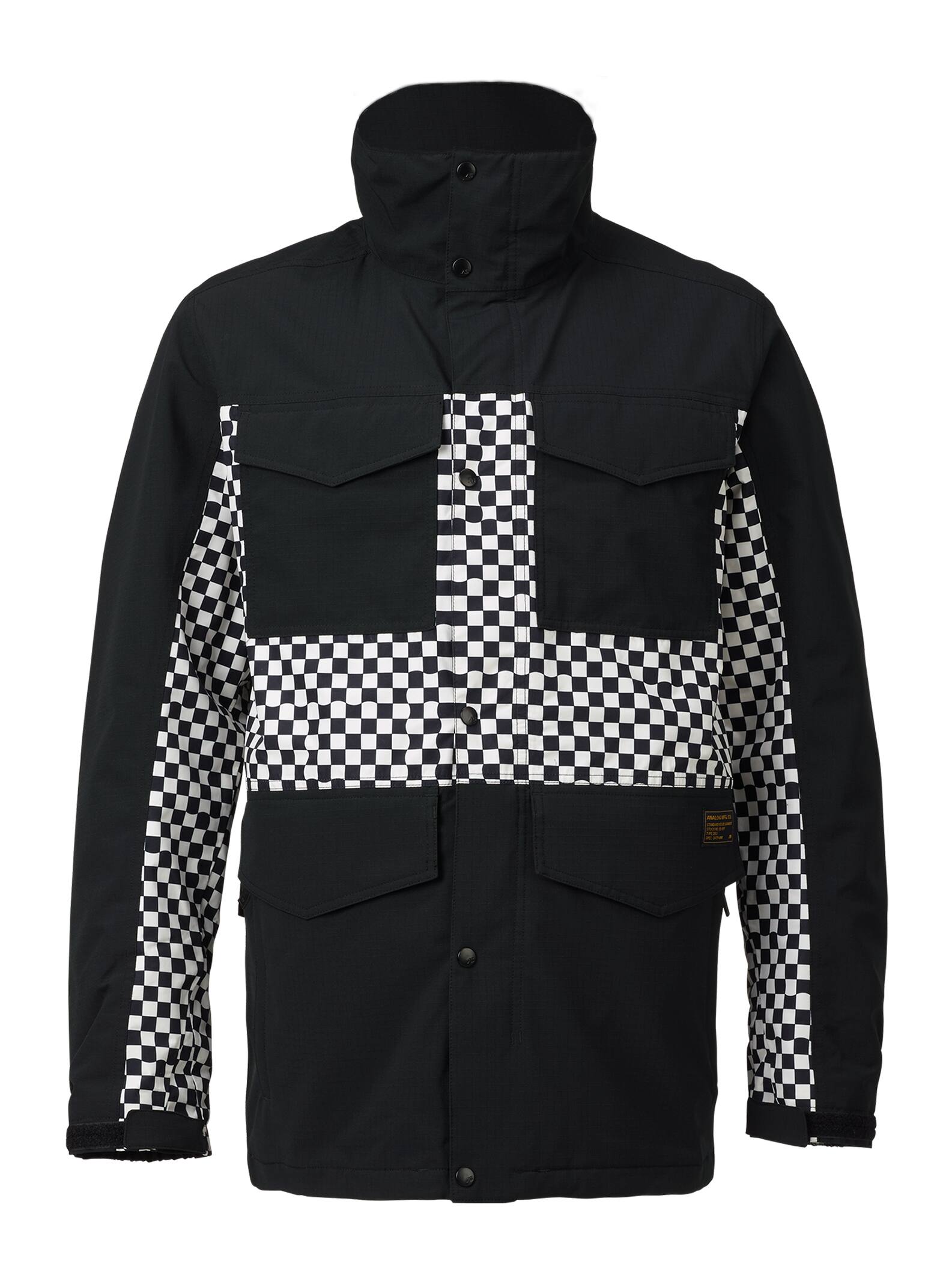 Burton Analog - Veste Tollgate homme, True Black / True Black Speed Check, L