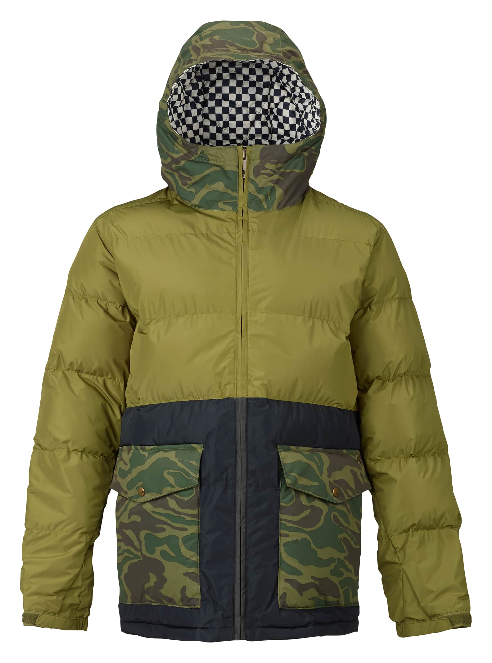 Burton Analog - Veste Kilroy homme, Olive Branch / True Black / Rifle Green Noodle Camo, L