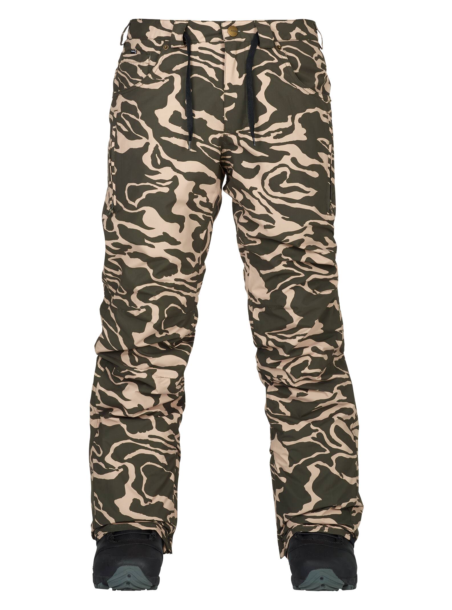 Burton Pantalon slim Analog Thatcher homme, Forest Noodle Camo, L