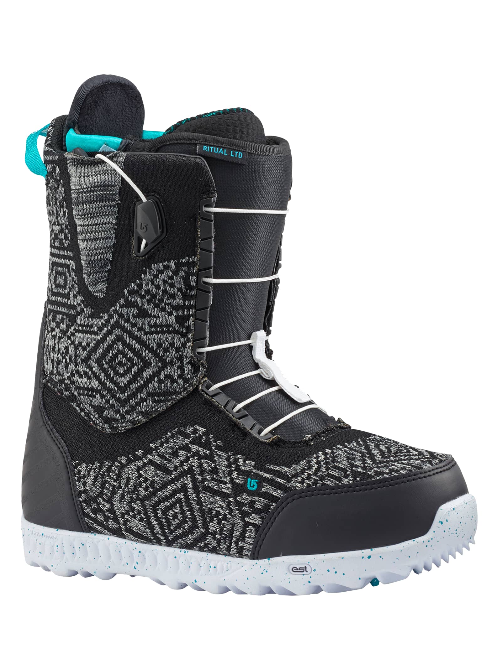 Burton - Boots de snowboard Ritual LTD femme, Black / Multi, 11