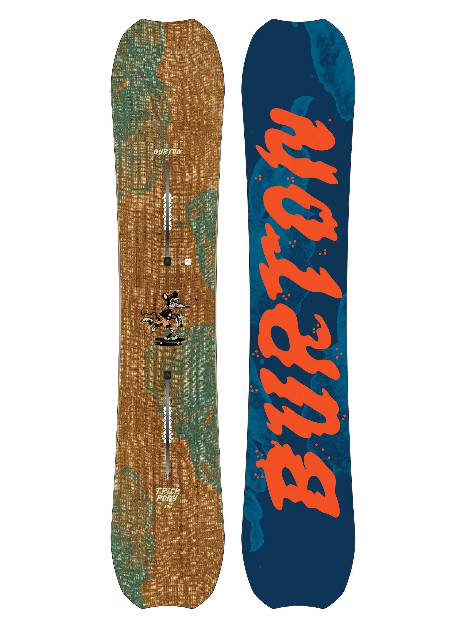 Burton - Snowboard Trick Pony homme, 1720110100062W, 62W