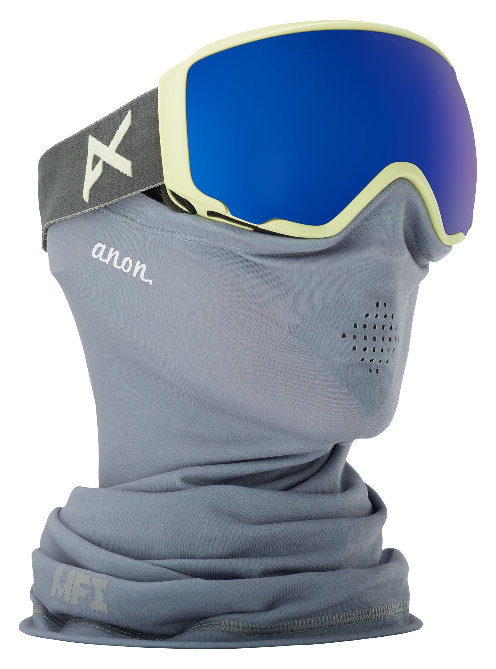 Anon - Cache-cou MFI léger femme, Gray, 1SZ