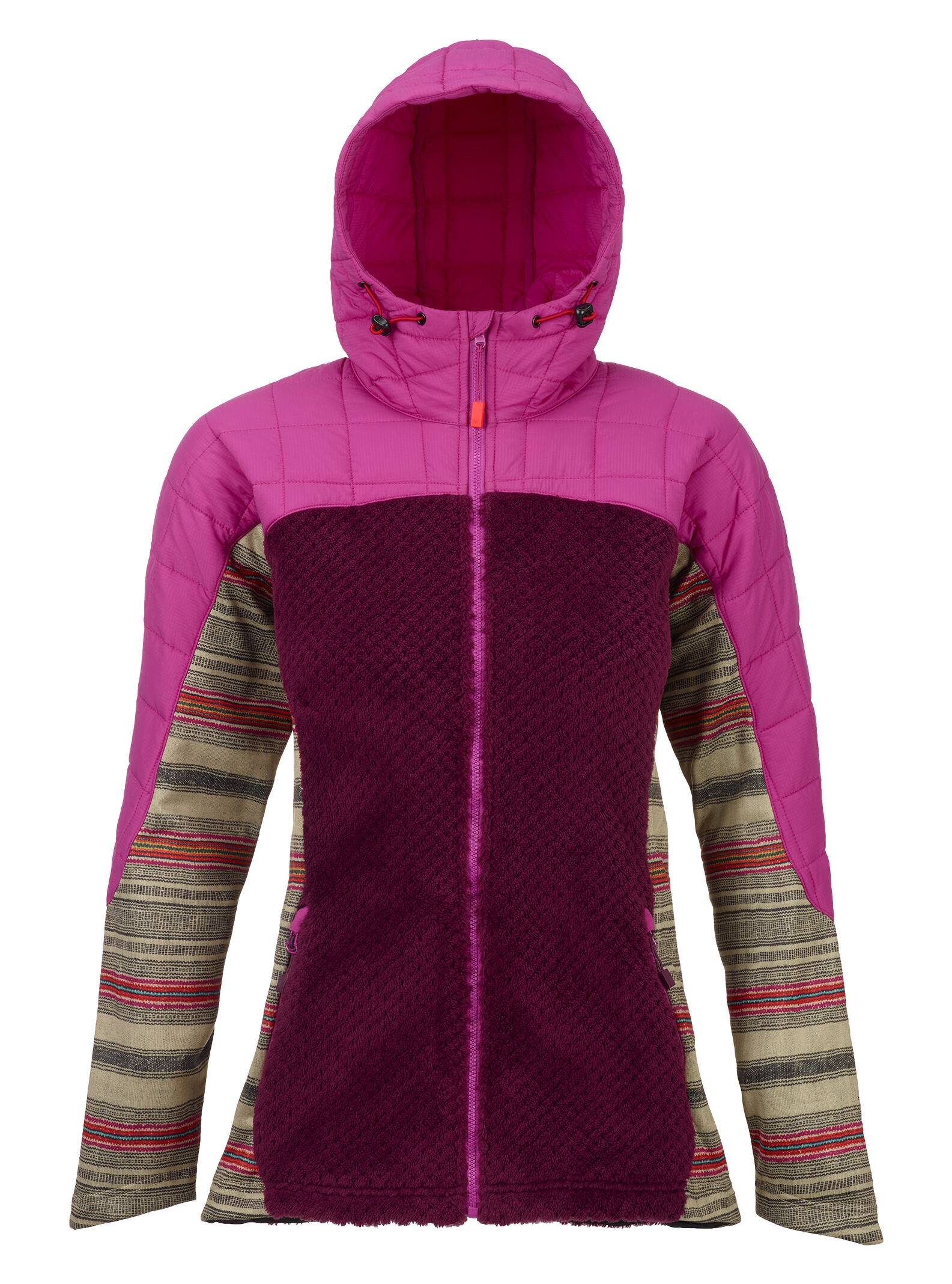 Burton - Veste en duvet [ak]® Zulu femme, Grapeseed / Starling / Agave Stripe, M