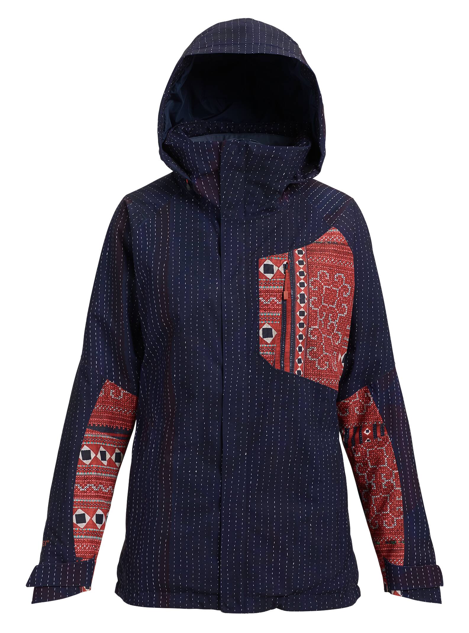 Burton - Veste [ak]® Embark 2 L en GORE-TEX®, Blue Kimono / Red Kimono, XL