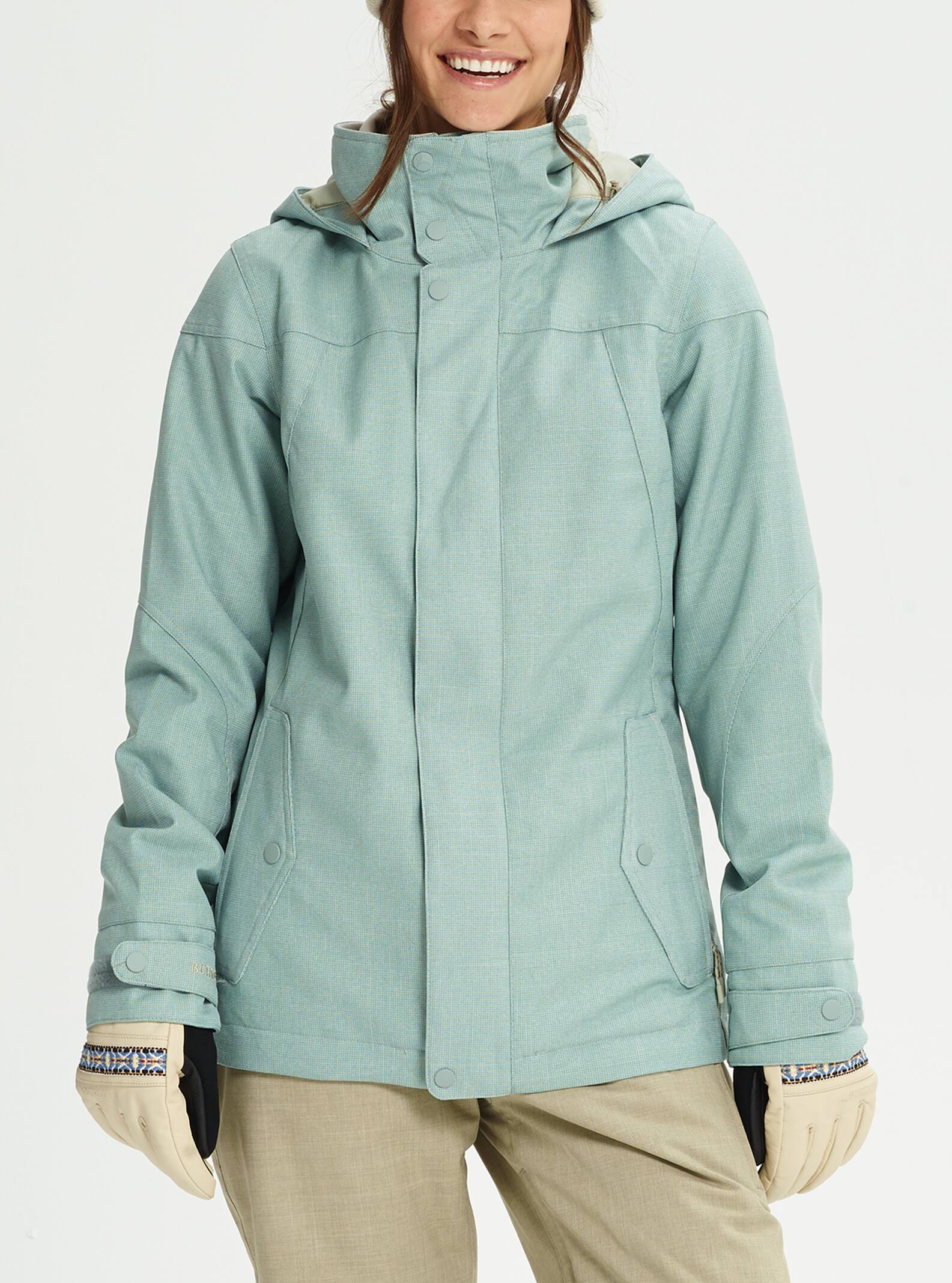 burton jet set jacket balsam heather