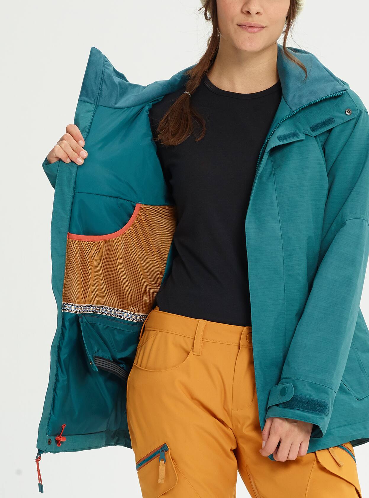 burton jet set jacket balsam heather