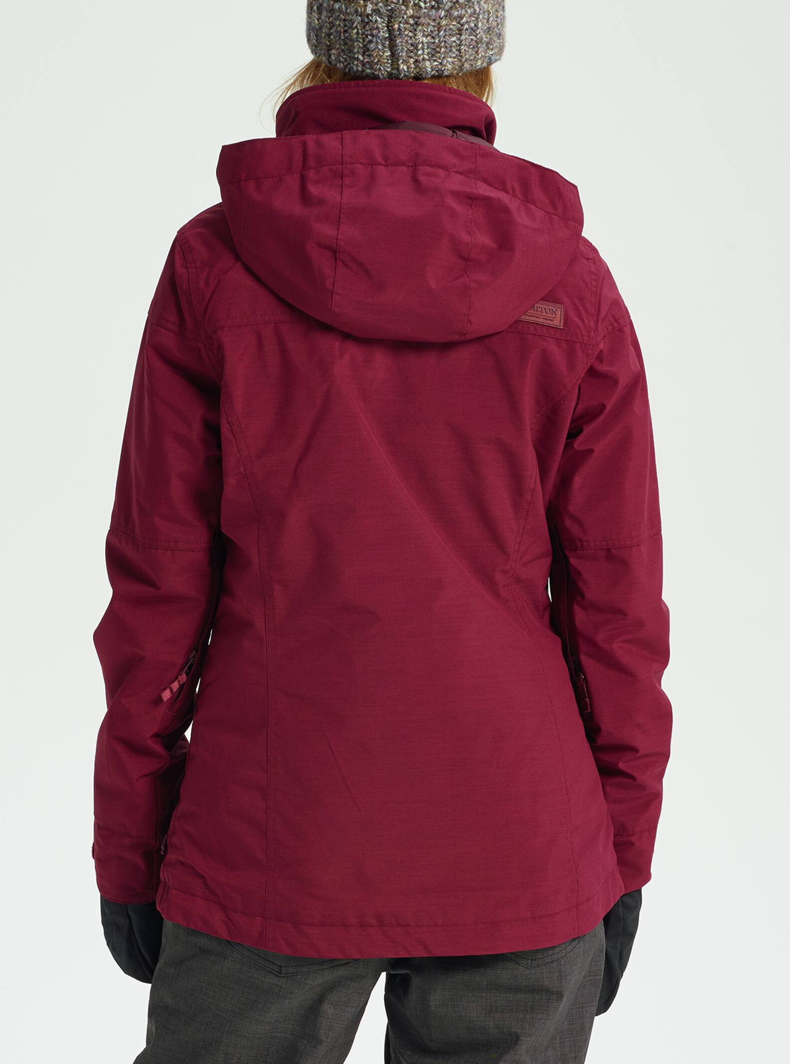 burton jet set jacket balsam heather