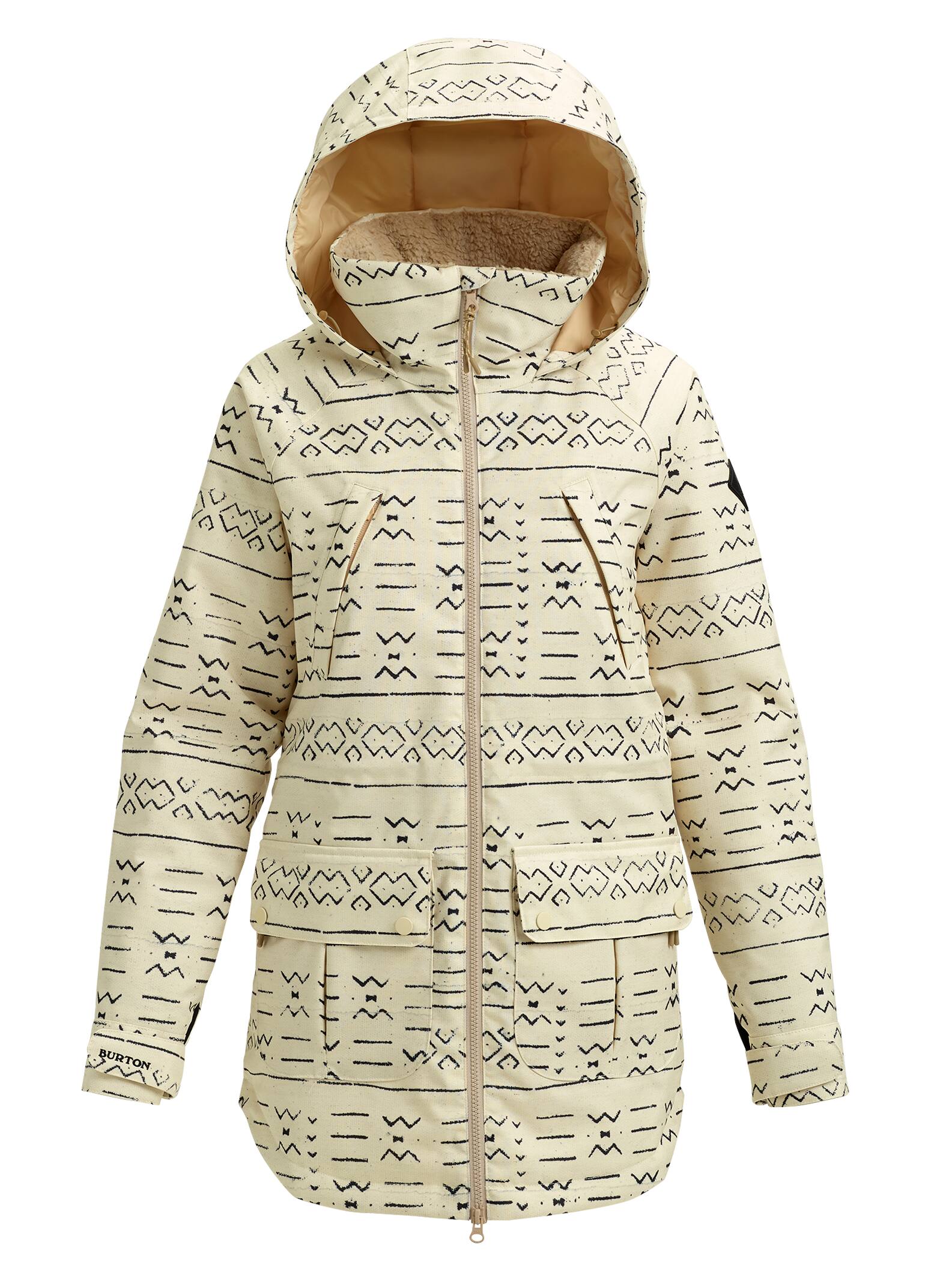 Burton - Veste Prowess femme, Canvas Bogolanfini, L