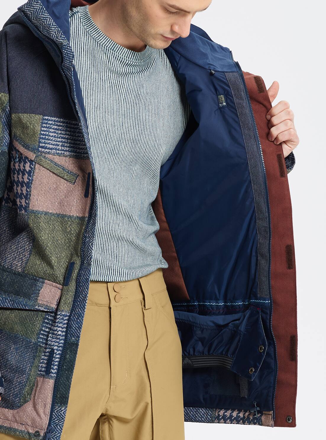 burton patchwork jacket