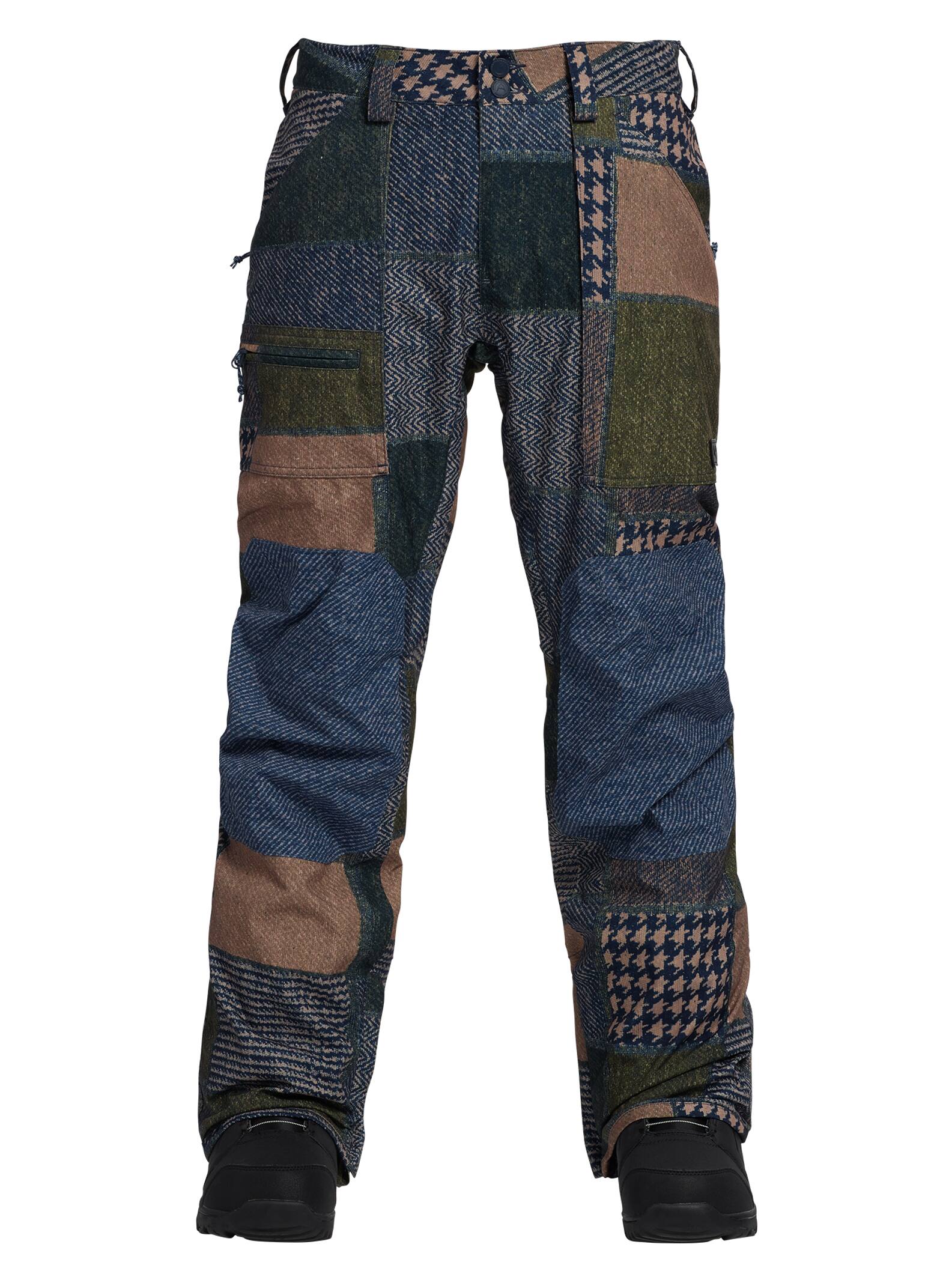 Burton - Pantalon Southside Slim fit homme, Patchwork Yardage / Mood Indigo Twill, L