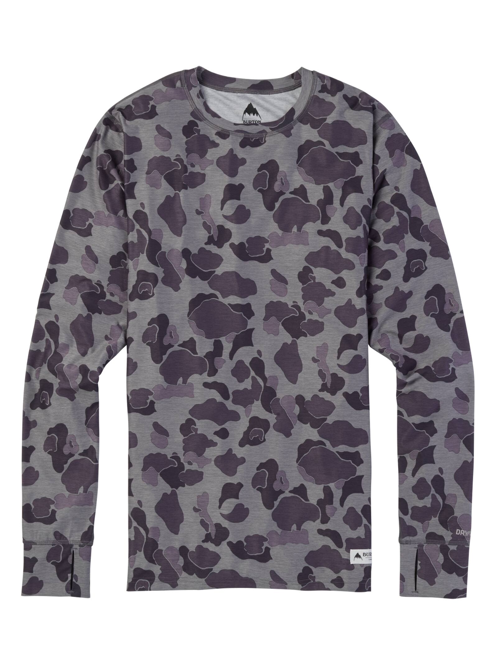 Burton - Haut ras du cou sous-vêtement léger homme, Grayscale Duck, L