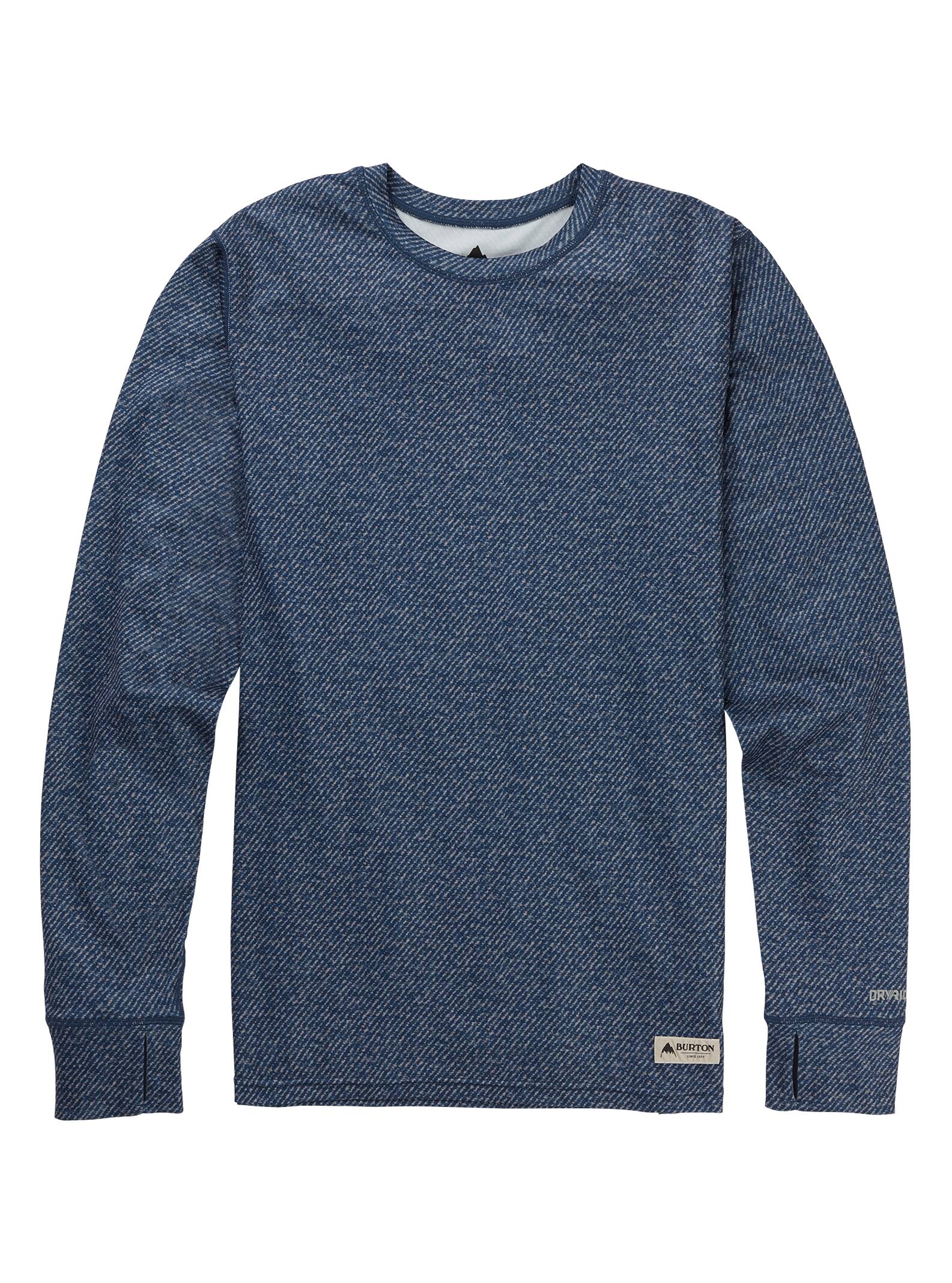 Burton - Haut ras du cou sous-vêtement léger homme, Mood Indigo Twill, L