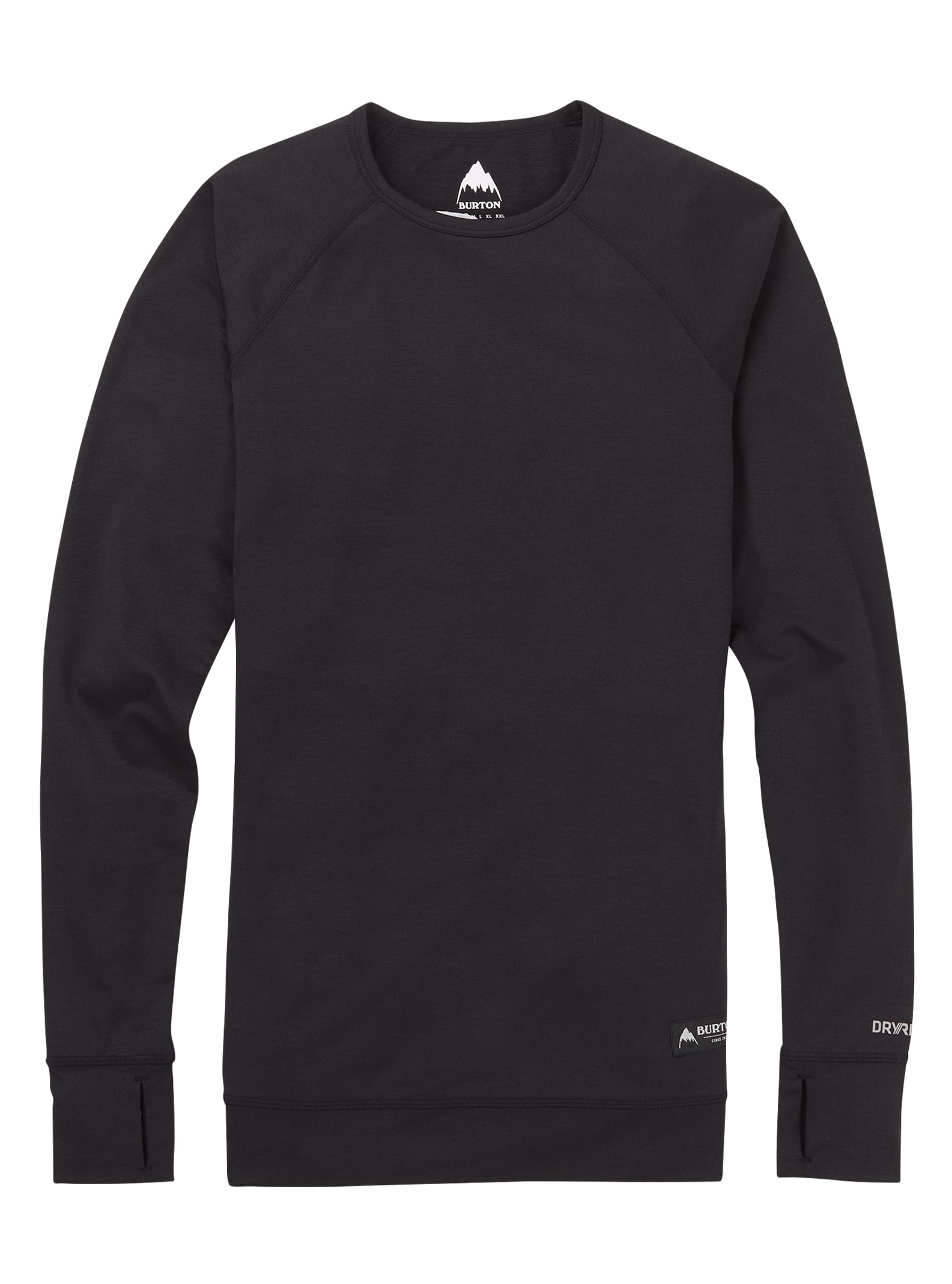 Burton - Ras du cou sous-vêtement léger femme, True Black, M