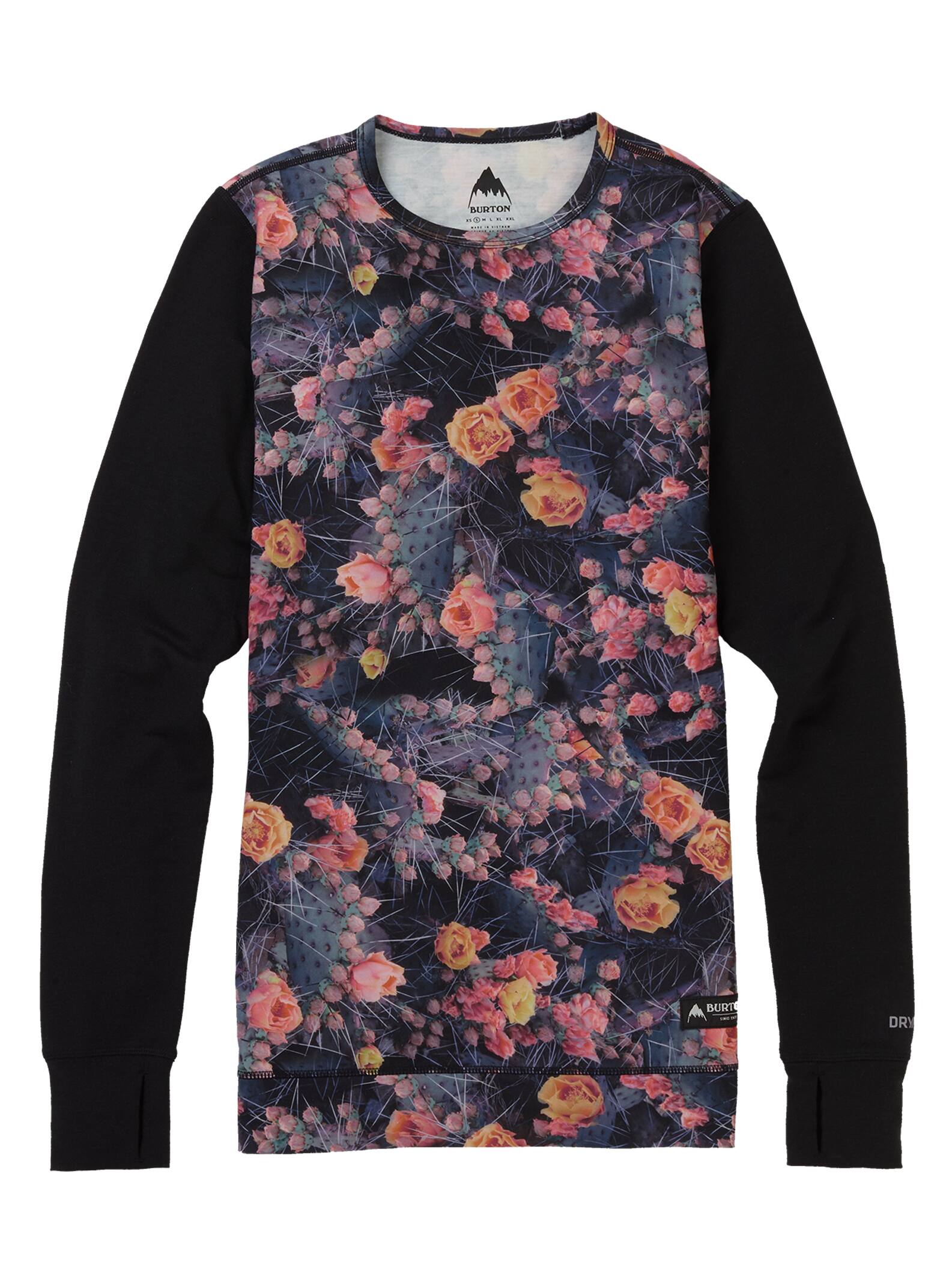 Burton - Ras du cou sous-vêtement intermédiaire femme, Prickly Pear / True Black, L