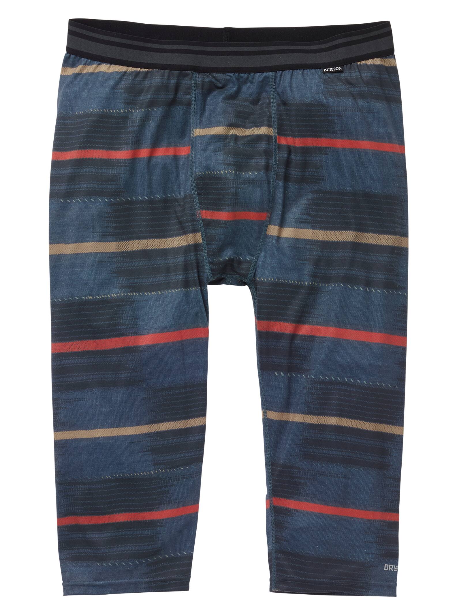 Burton - Pantacourt sous-vêtement en laine intermédiaire homme, Checkyoself, L