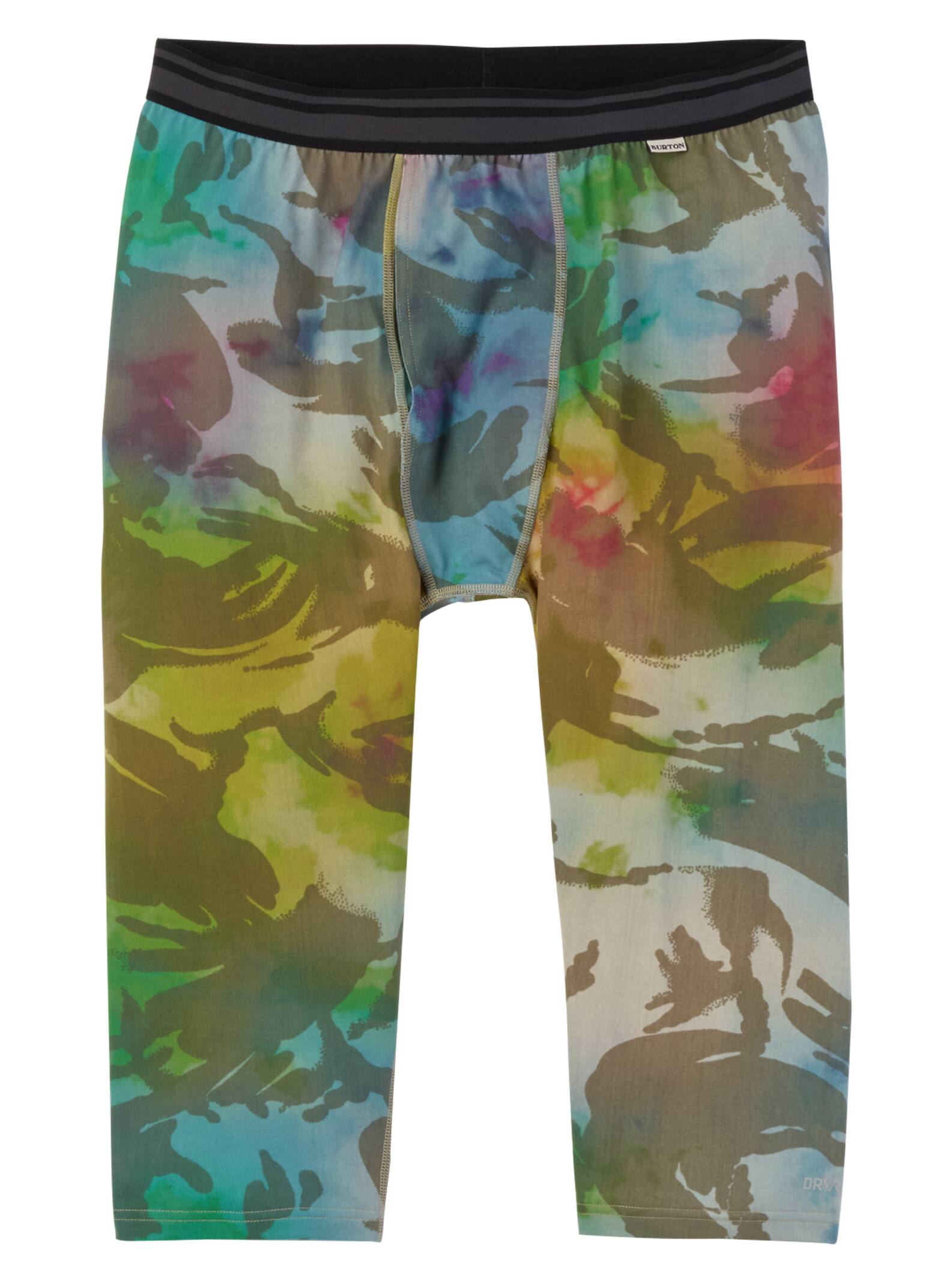 Burton - Pantacourt sous-vêtement en laine intermédiaire homme, Festival Camo, S