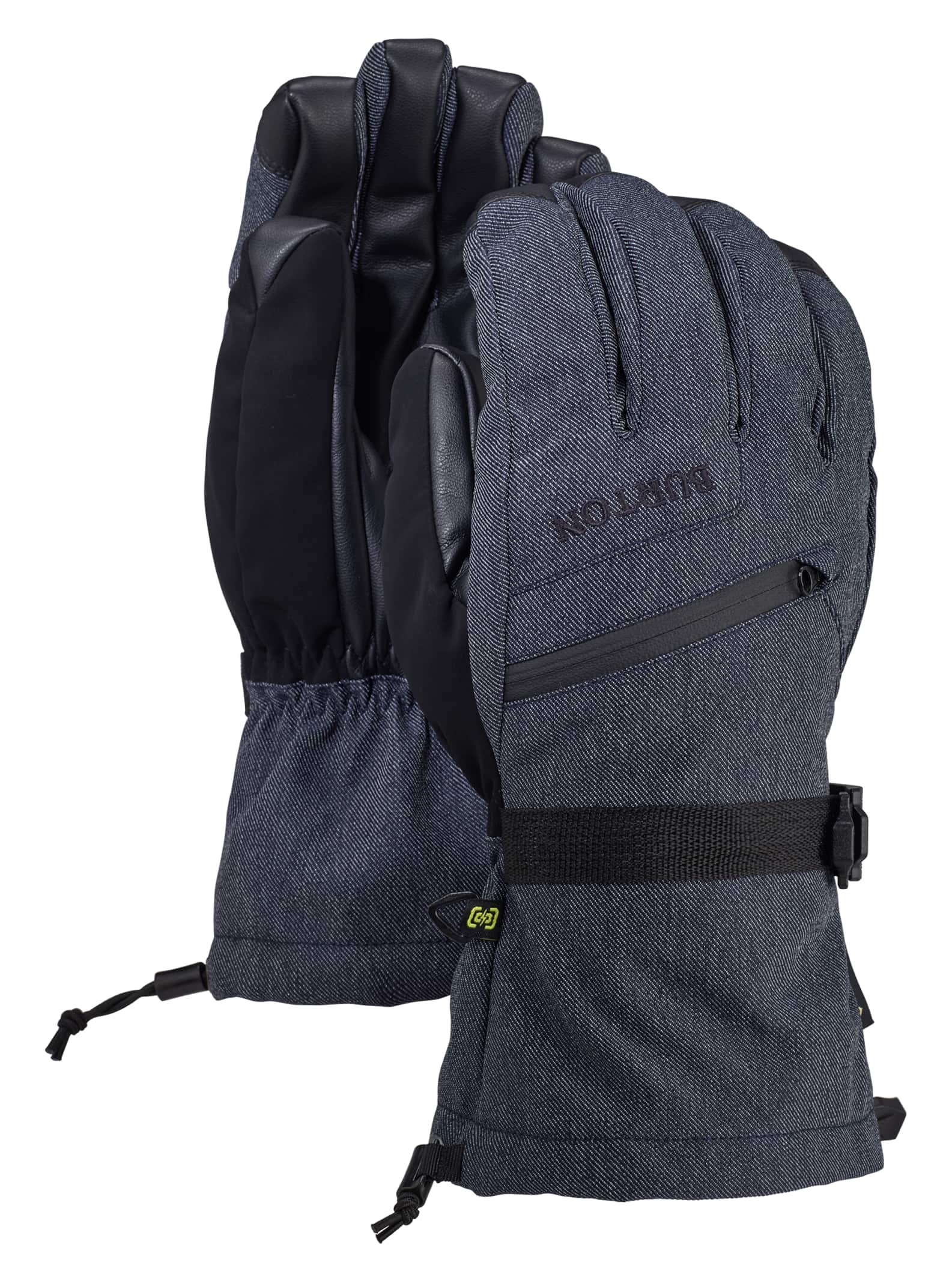 Burton - Gants GORE-TEX homme + technologie Gore Warm, Denim, L