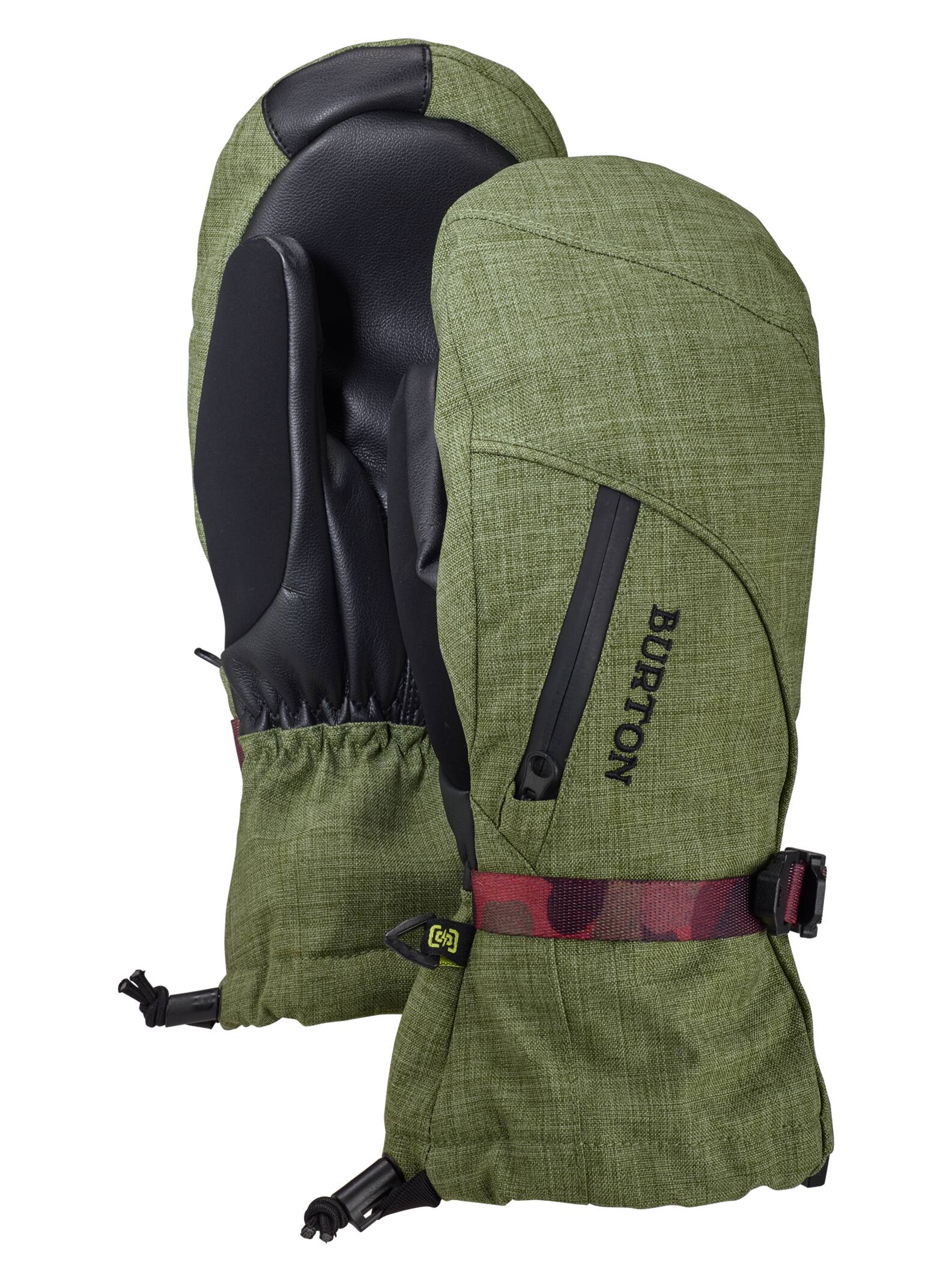 Burton - Moufles 2 en 1 Baker femme, Clover Heather, M