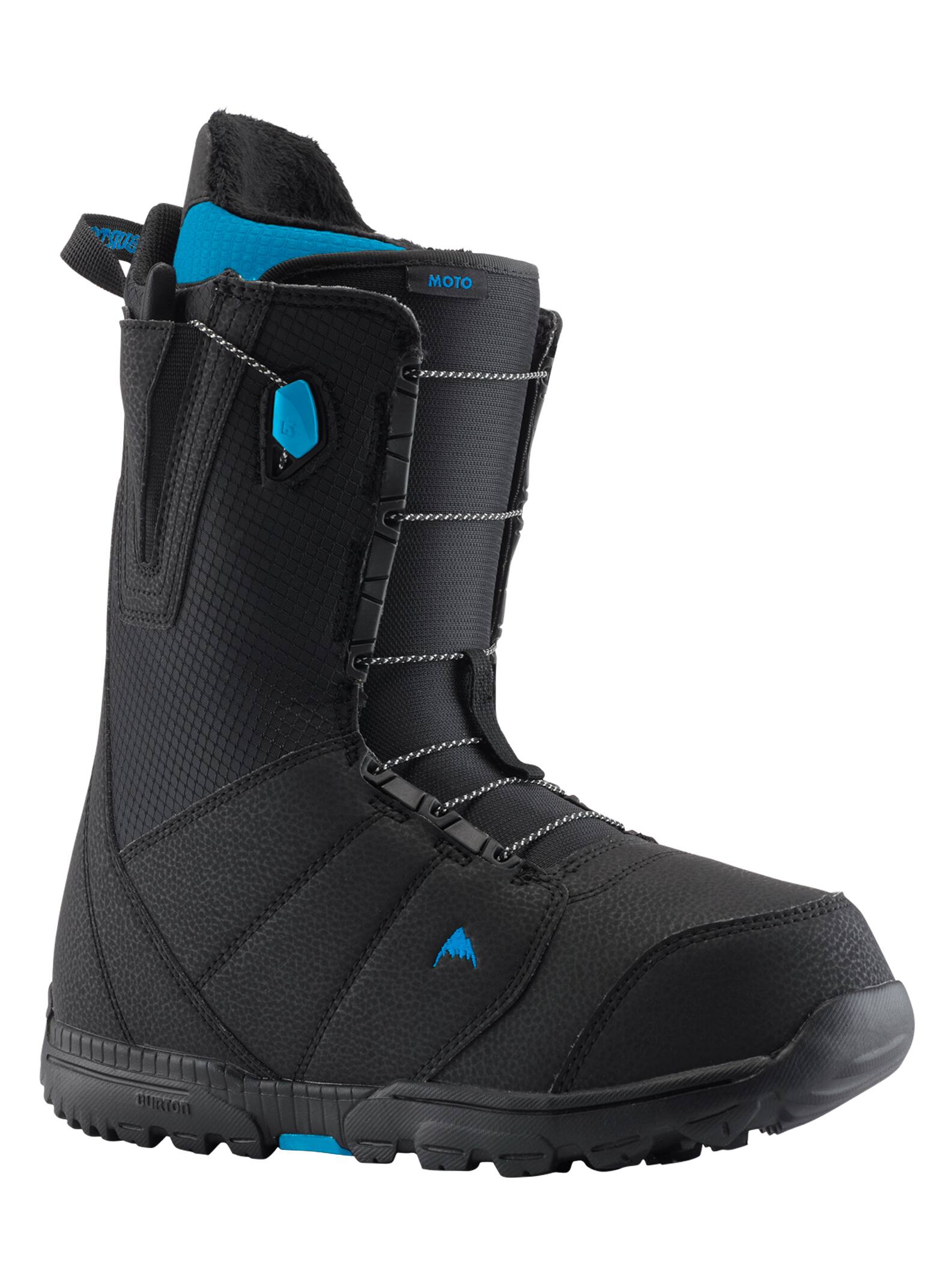 Burton - Boots de snowboard Moto homme, Black / Blue, 10