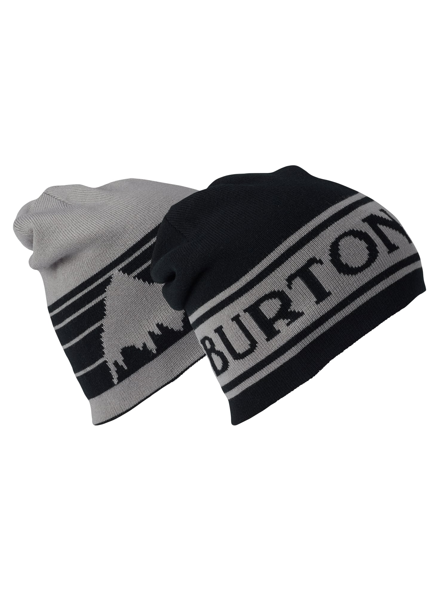 Burton - Bonnet réversible Billboard - Reversible, True Black / Iron Gray, 1SZ