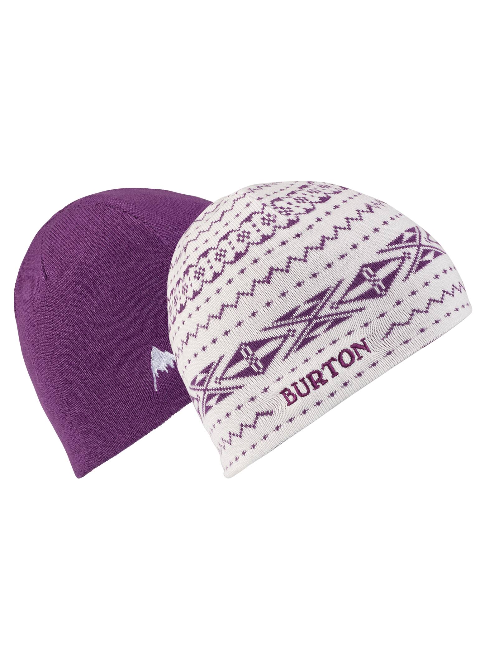 Burton - Bonnet réversible Belle fille, Stout White / Concord, 1SZ