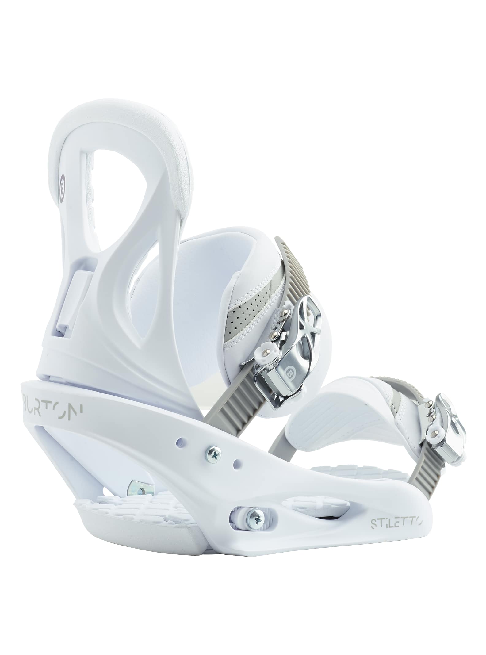 Burton - Fixation pour snowboard Re:Flex™ Stiletto femme, Blanca, L