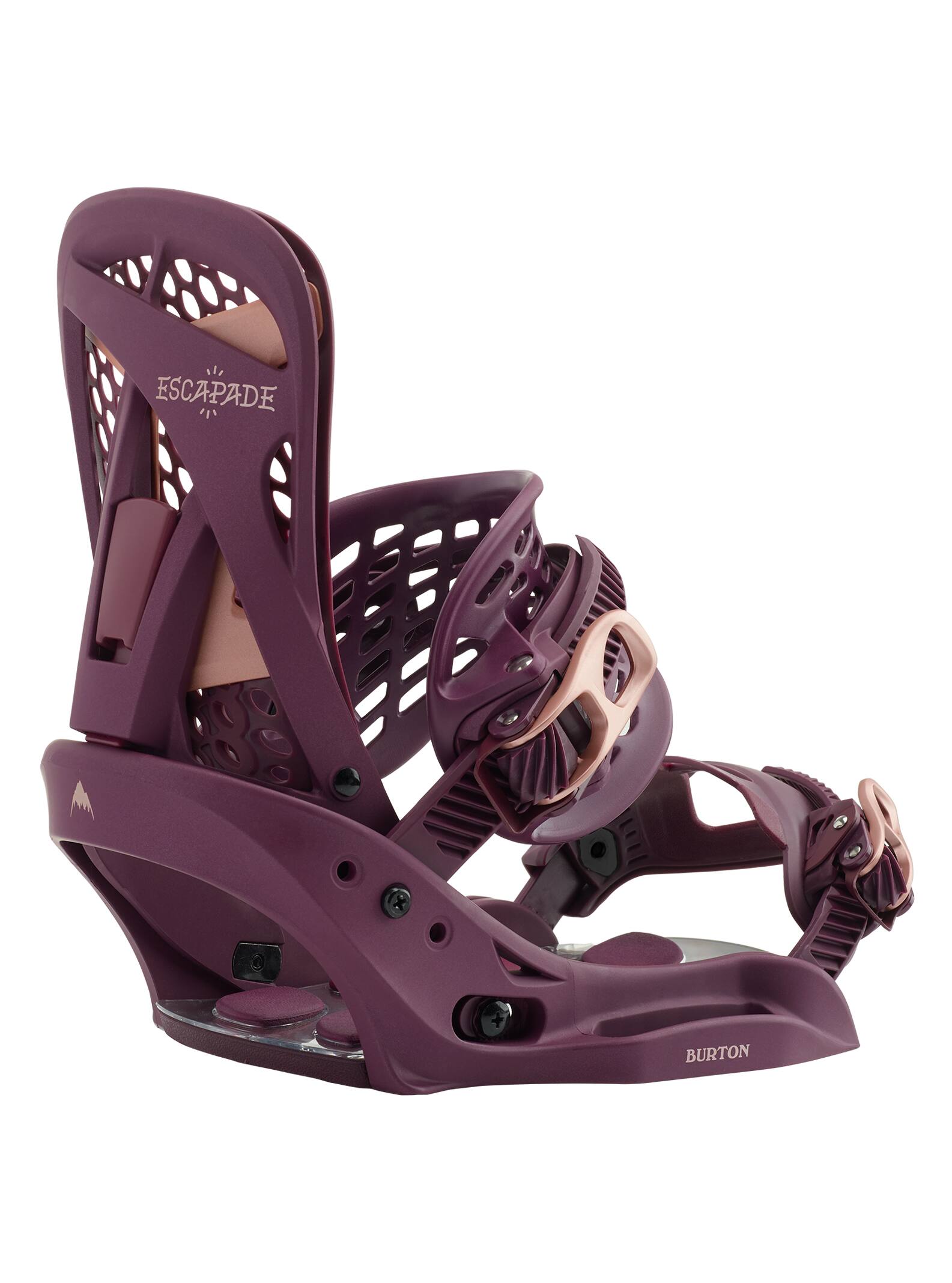 Burton - Fixation pour snowboard Escapade EST femme, Wine Girl Wasted, L