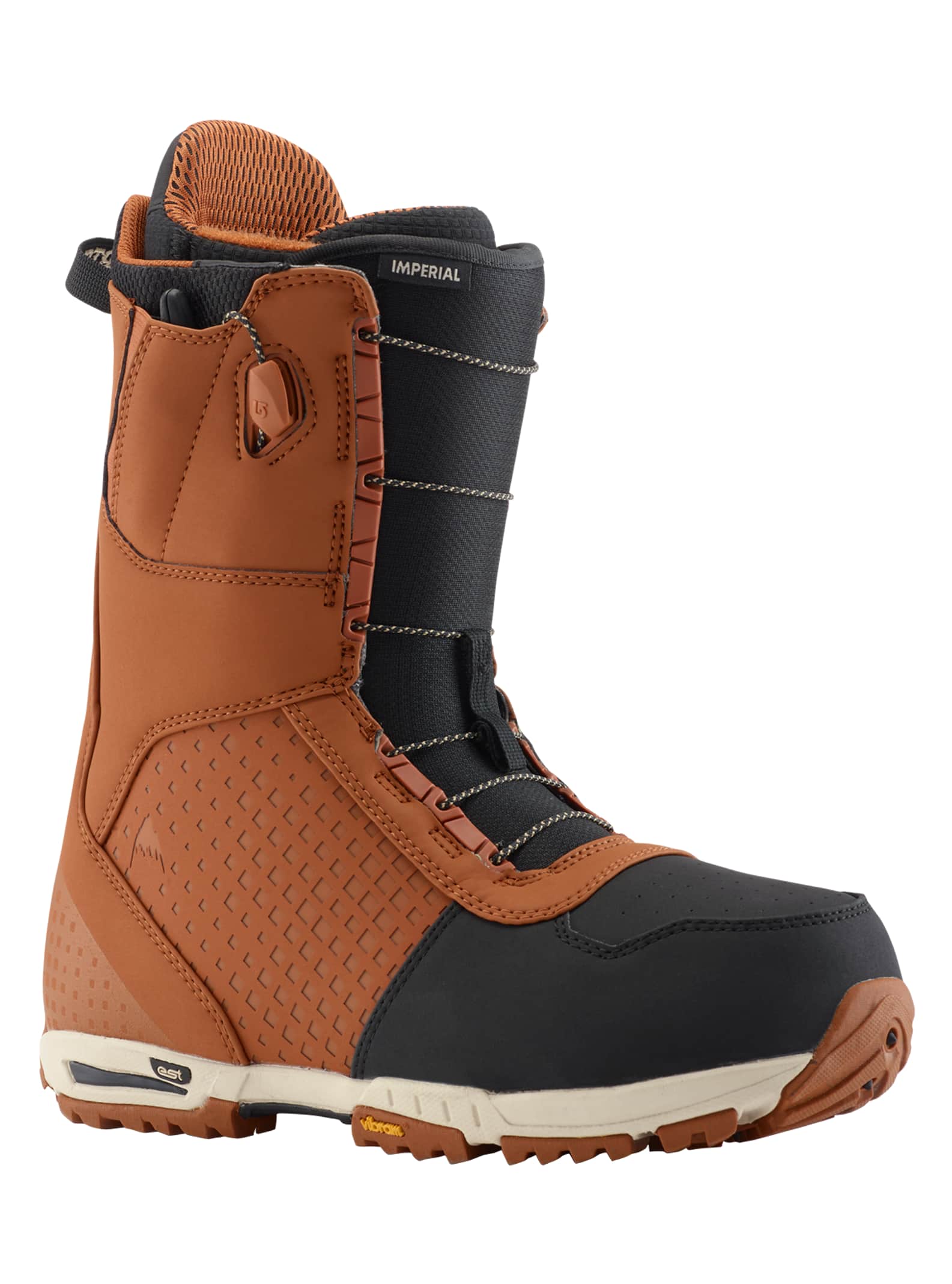 Burton - Boots de snowboard Imperial homme, Brown / Black, 10