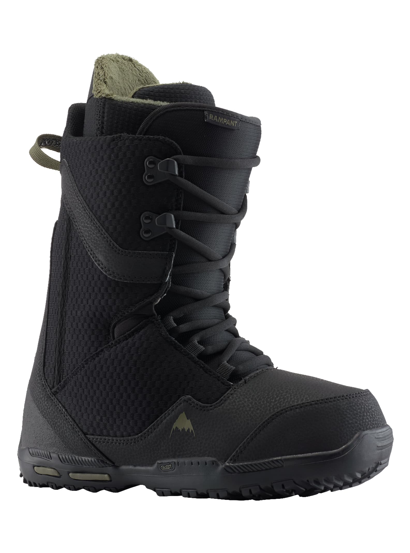 Burton - Boots de snowboard Rampant homme, Black, 10
