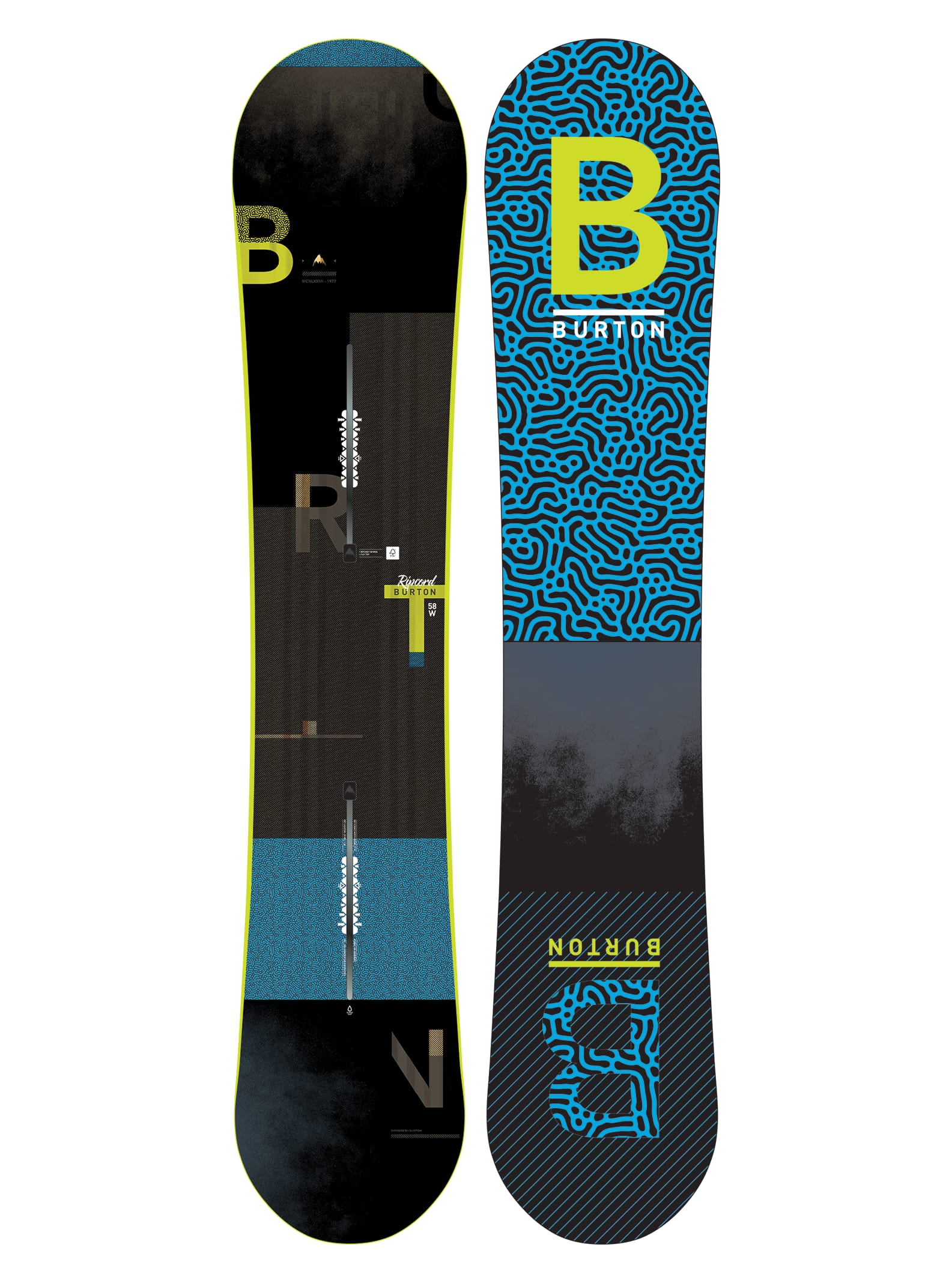 Burton - Snowboard Ripcord homme, 1070410500058W, 58W