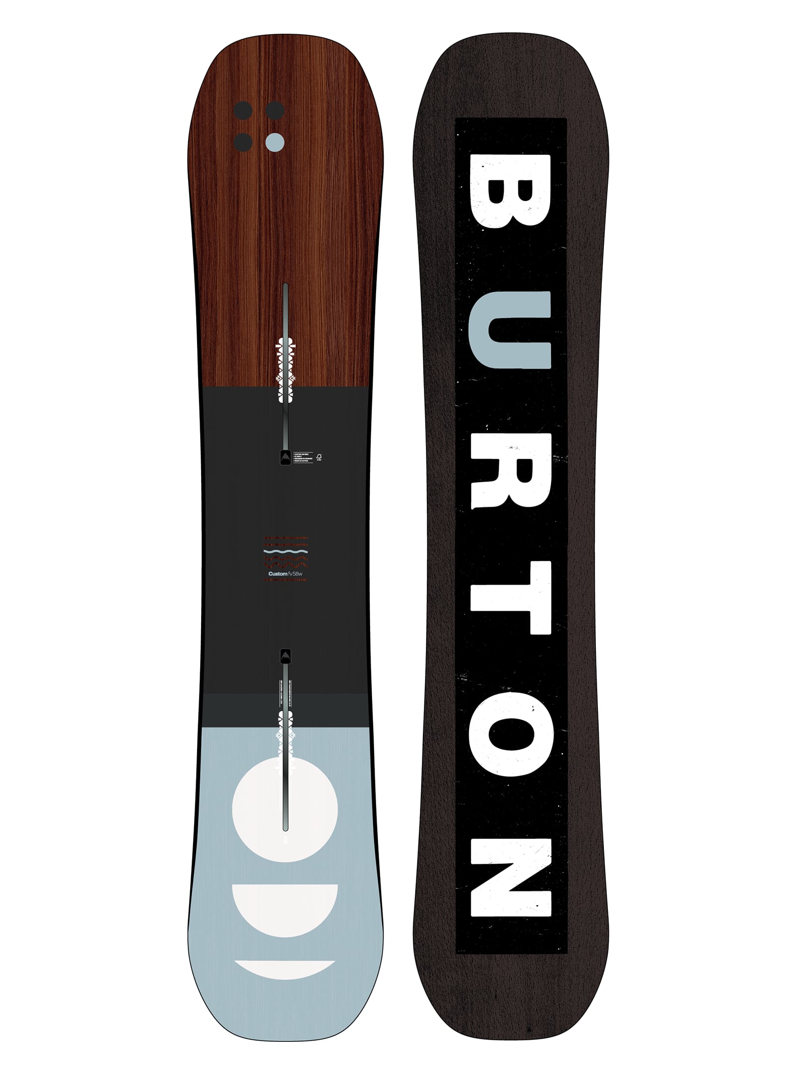 Burton - Snowboard Custom Flying V homme, 1070710500058W, 58W