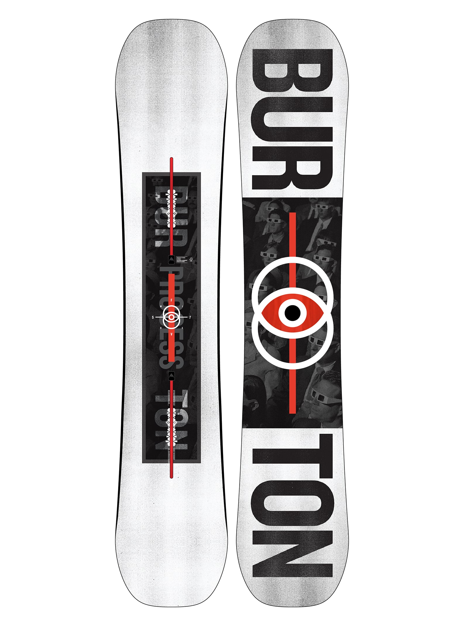 Burton - Snowboard Process Flying V homme, 1071210500057W, 57W