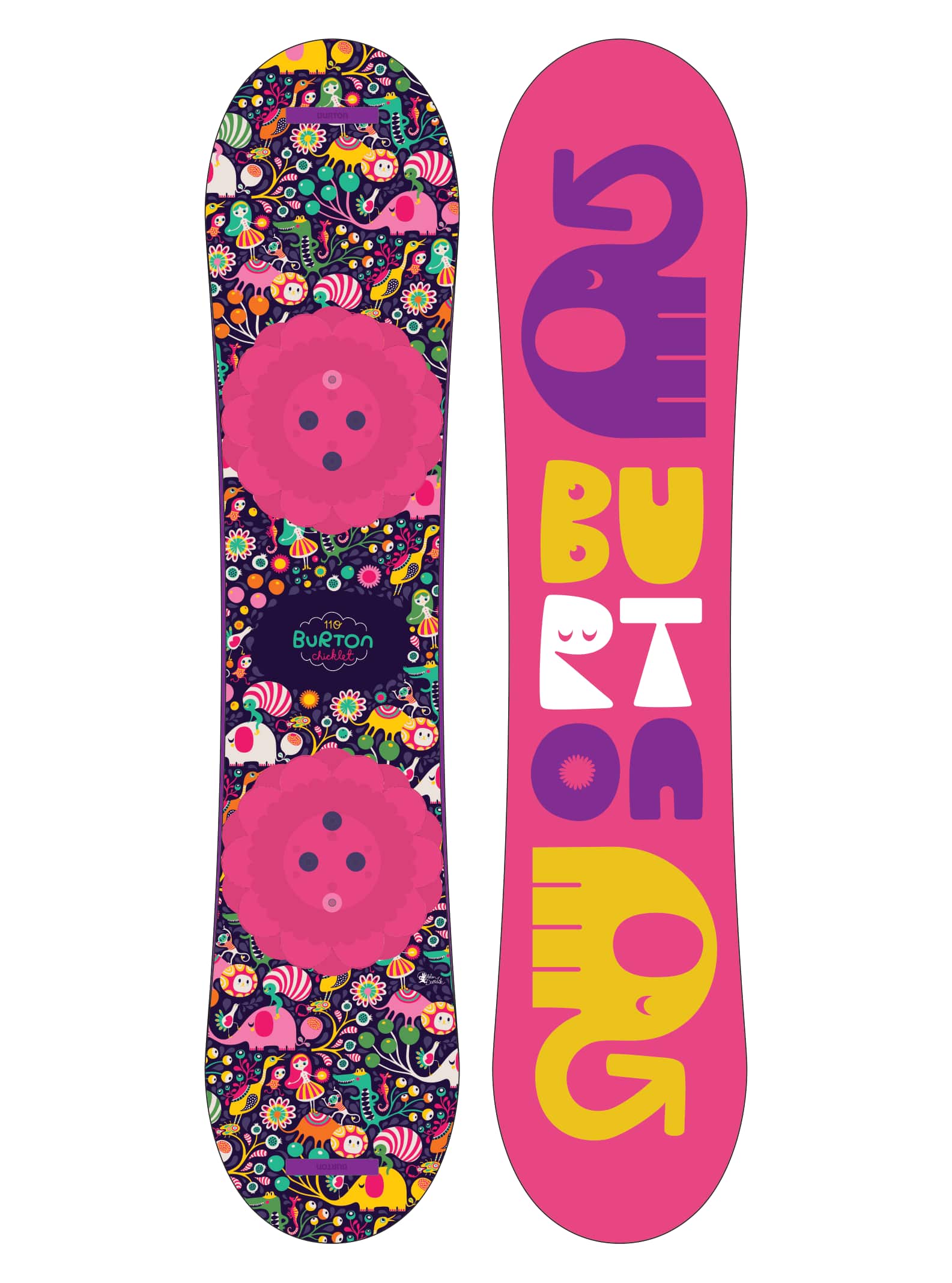 Burton - Snowboard Chicklet fille, 110