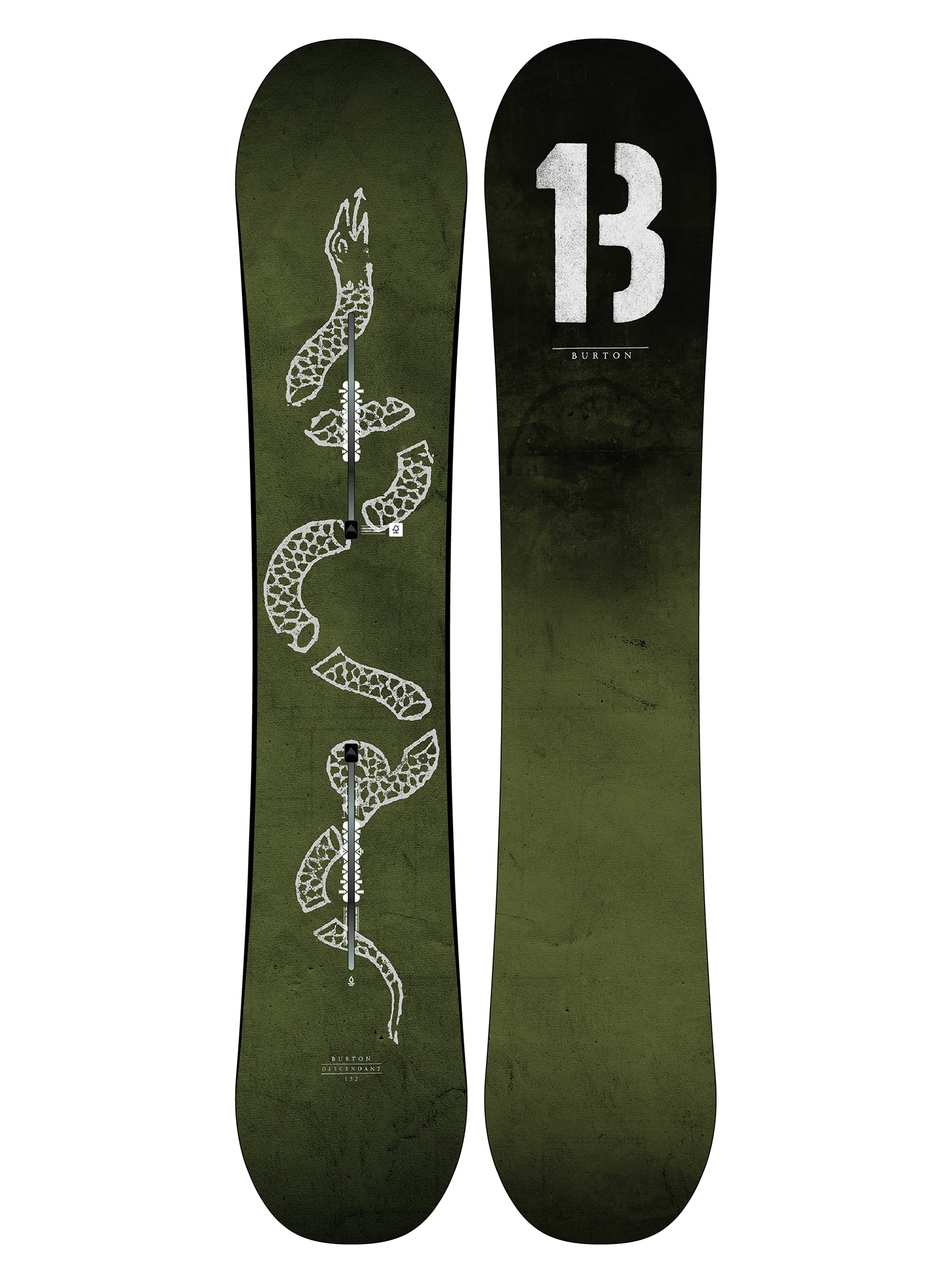 Burton - Snowboard Descendant homme, 152